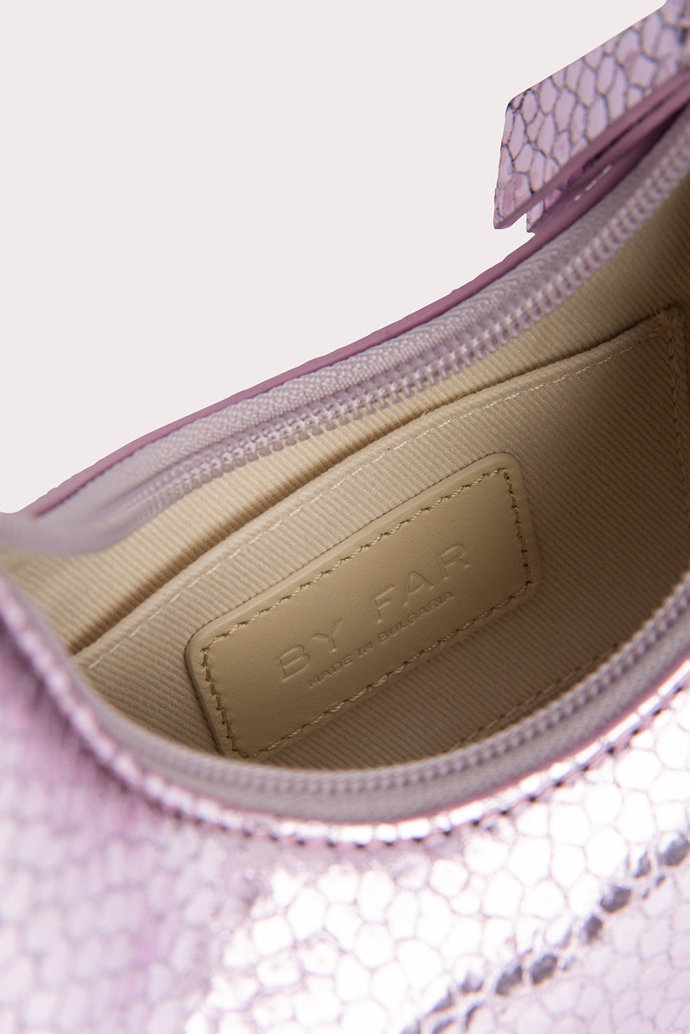 Baby Amber Pale Pink Flagstone Leather - 6