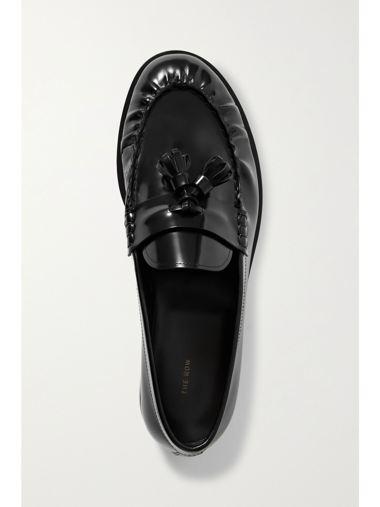 Tasseled leather loafers Black - 5