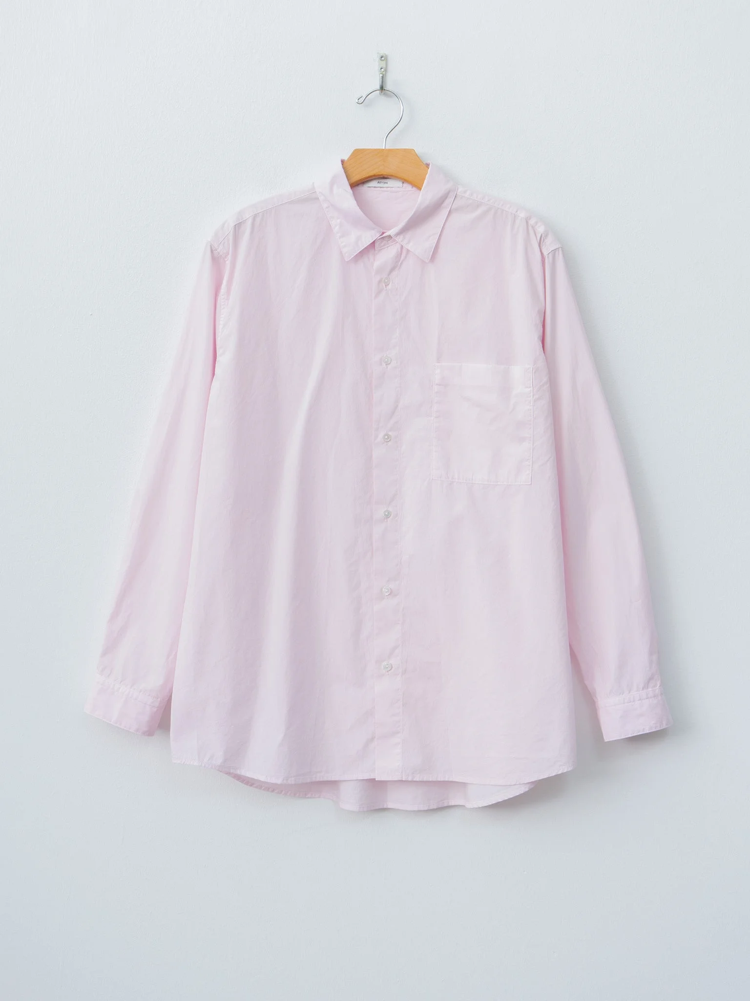 Natural Dyed Cotton Lawn Standard Shirt - Pink - 1
