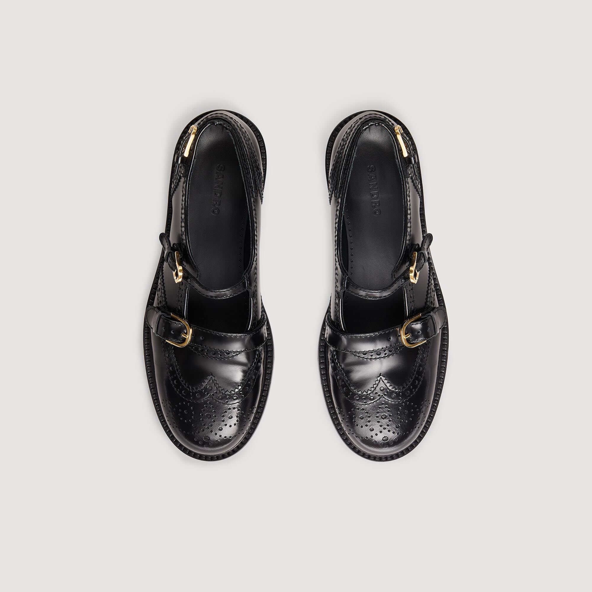 MULTI-BUCKLE MARY JANE LOAFERS - 3