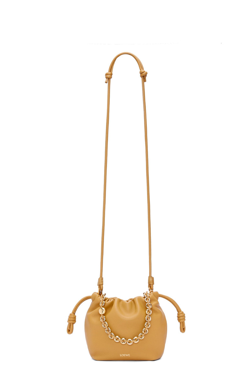 Mini Flamenco Purse bag in mellow nappa lambskin 10