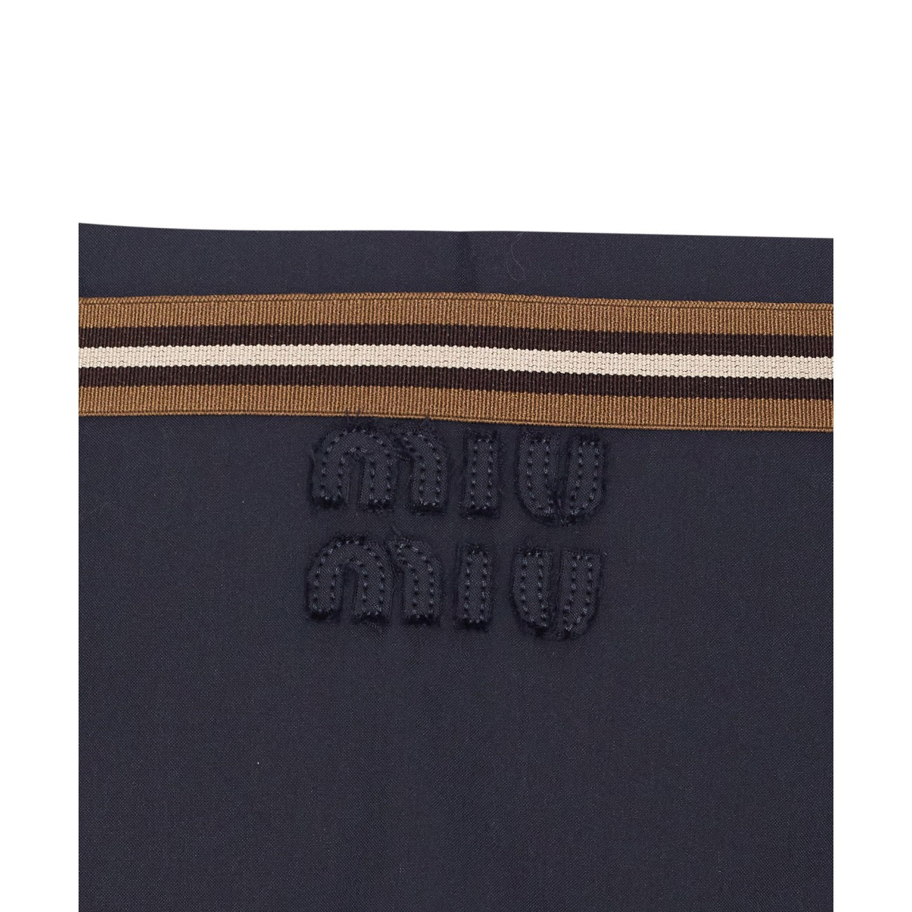 Miu Miu Women Logo Mini Skirt - 3