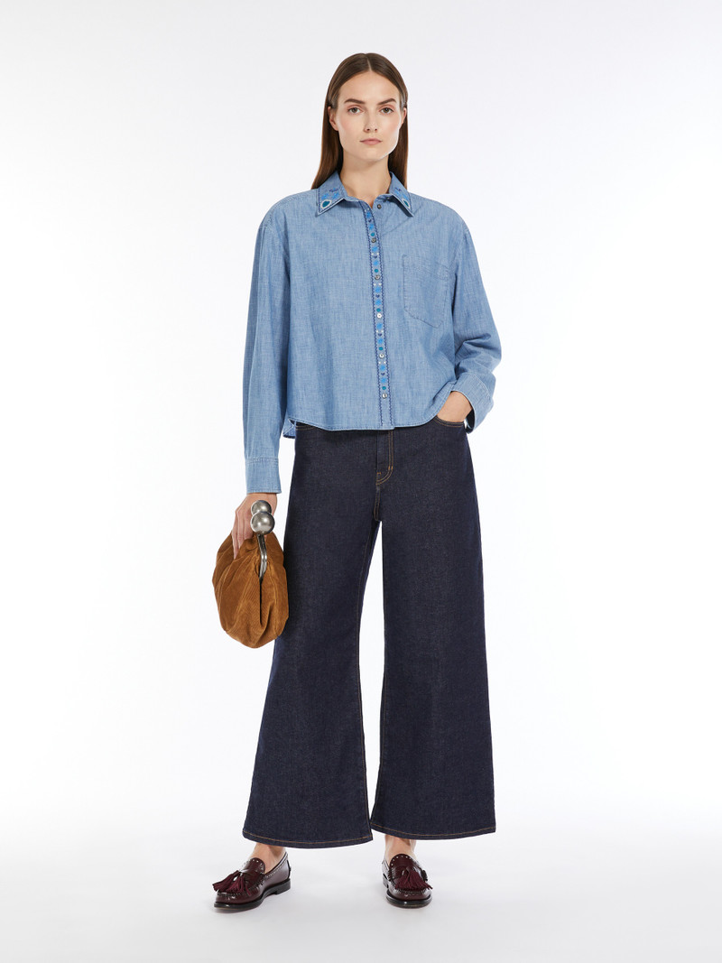 WEEKEND Max Mara MUSETTE Cotton chambray shirt outlook