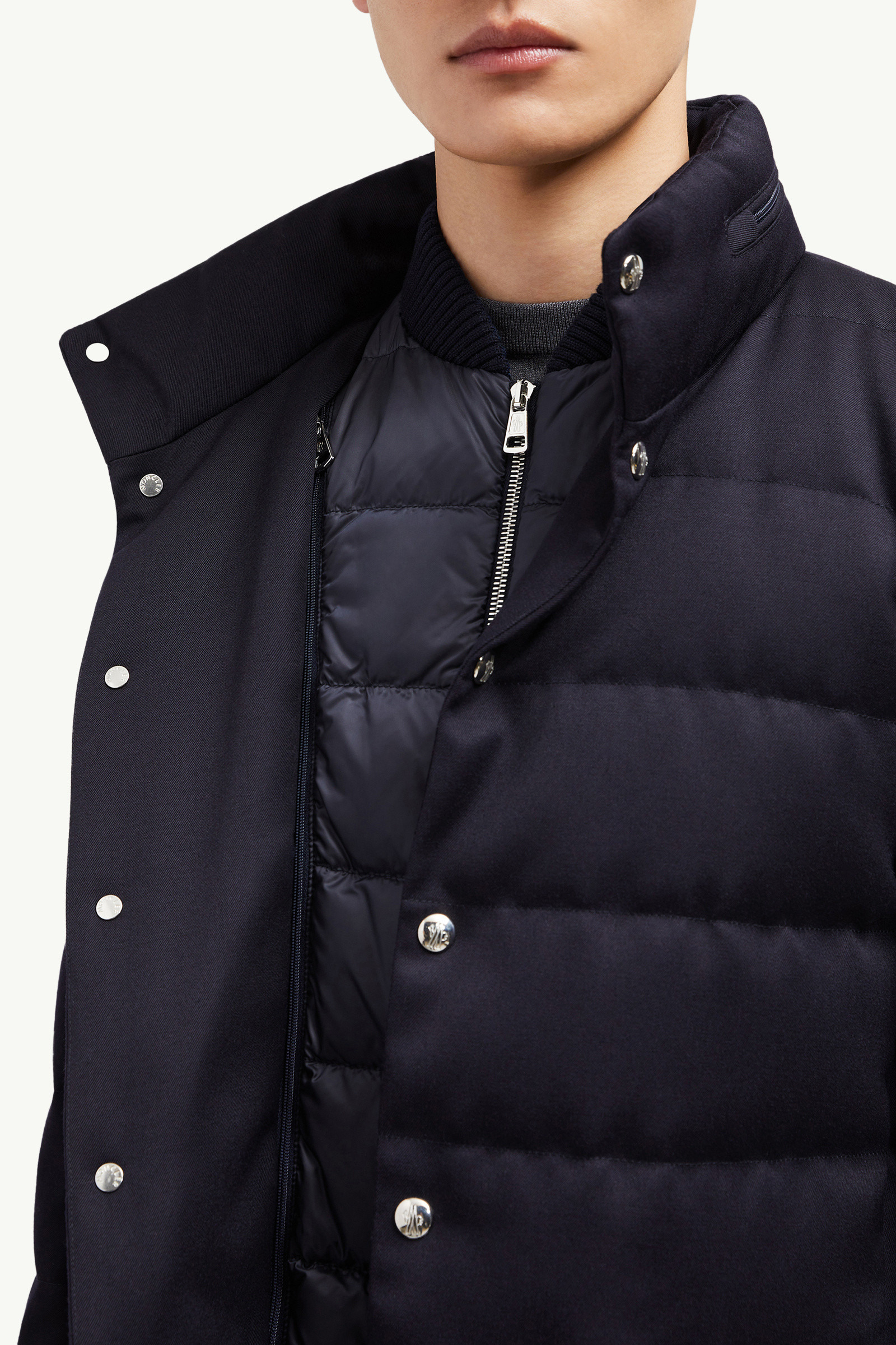 Bess Hooded Wool Short Down Jacket - 7
