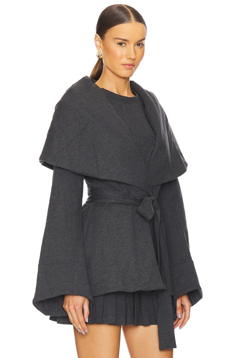 NORMA KAMALI Shawl Collar Peplum Jacket outlook