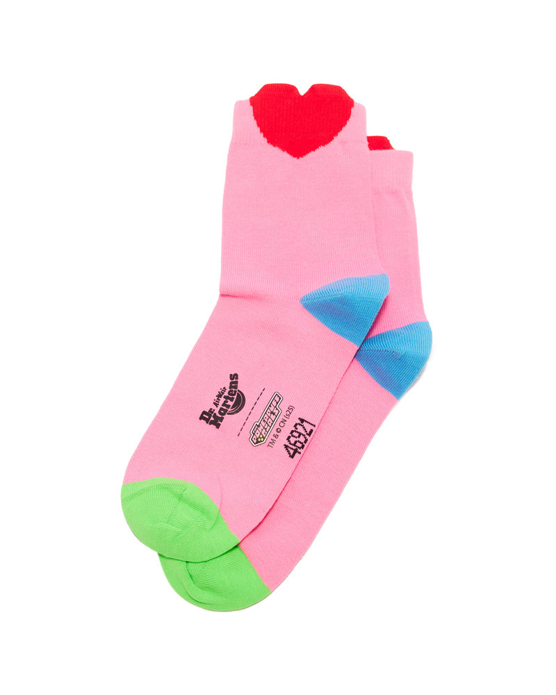 Jacquard Heart Powerpuff Girls Socks 1