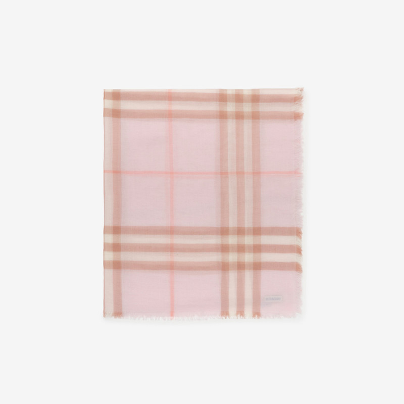 Burberry Wide Check Wool Scarf outlook