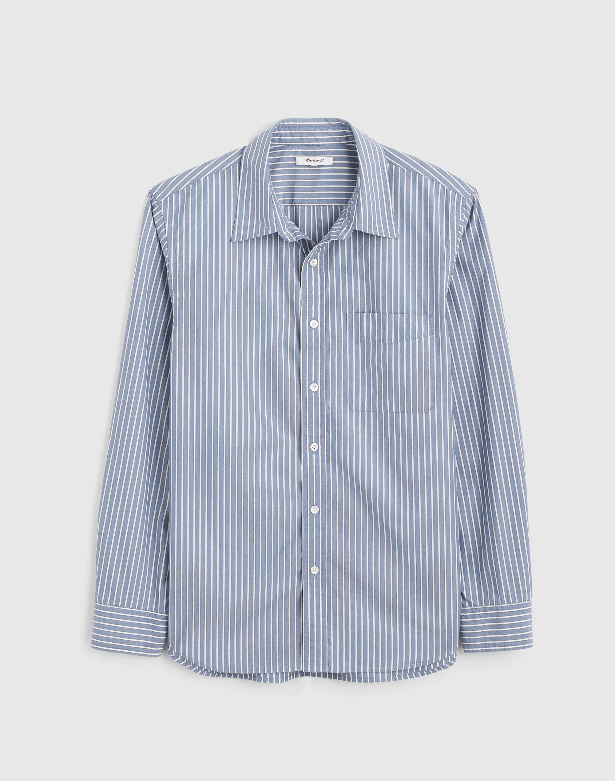 Button-Up Shirt in Crisp Poplin - 1