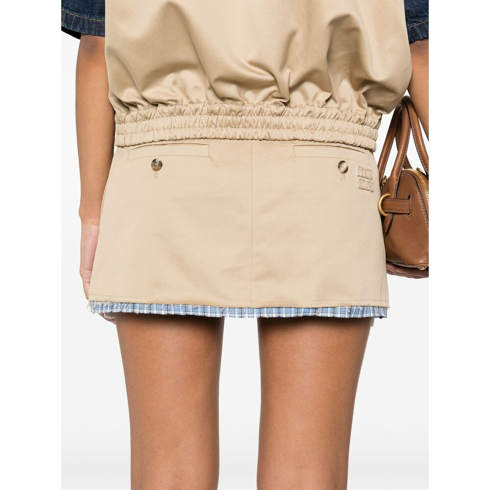 Miu Miu Neutrals Skirts - Straight Skirts Women - 2