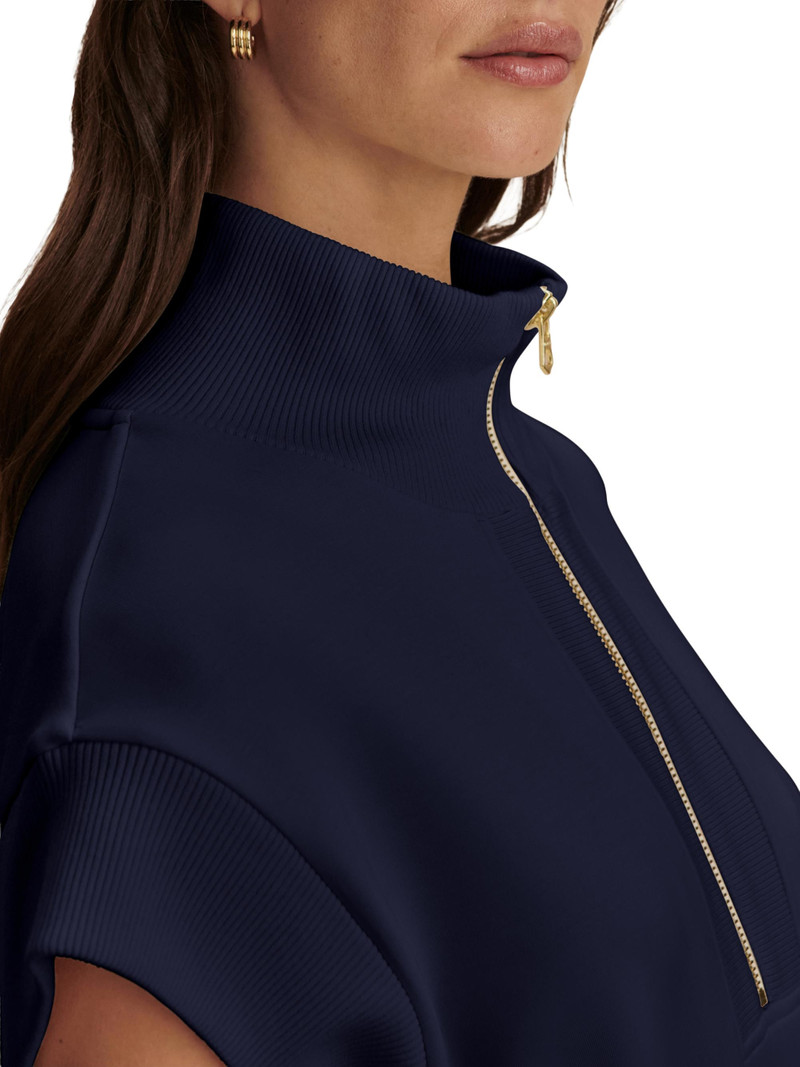 Women's Avaya Half-Zip Minidress - Blue Nights 7
