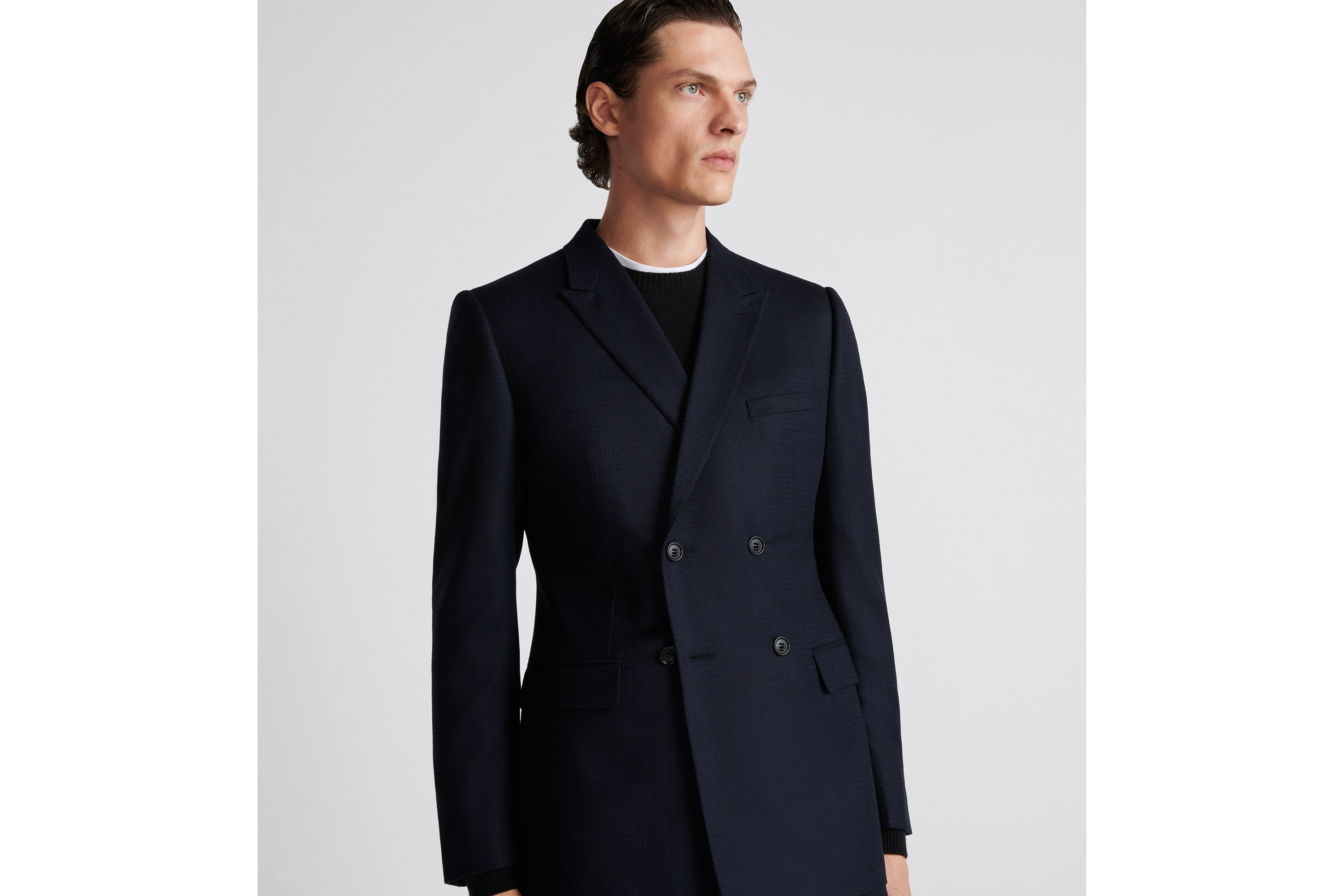 Classic-Cut Double-Breasted Suit - 4