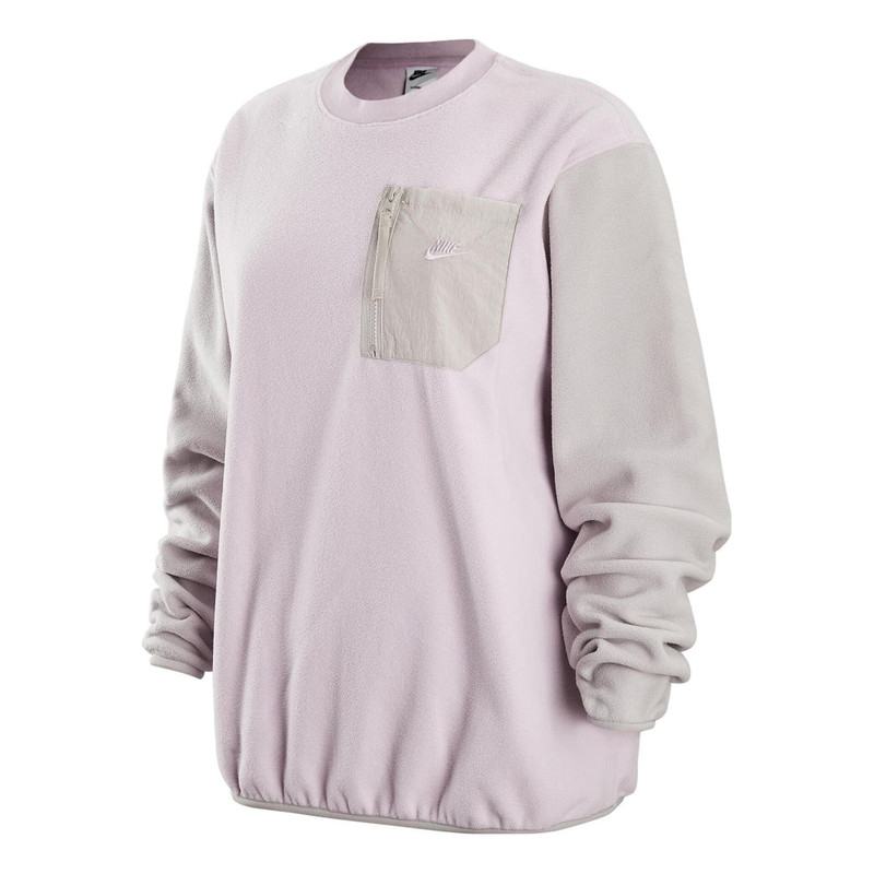 Nike Utility Pack Colourblock Polar Fleece Sweat 'Light Pink Purple' FD2376-576 - 1