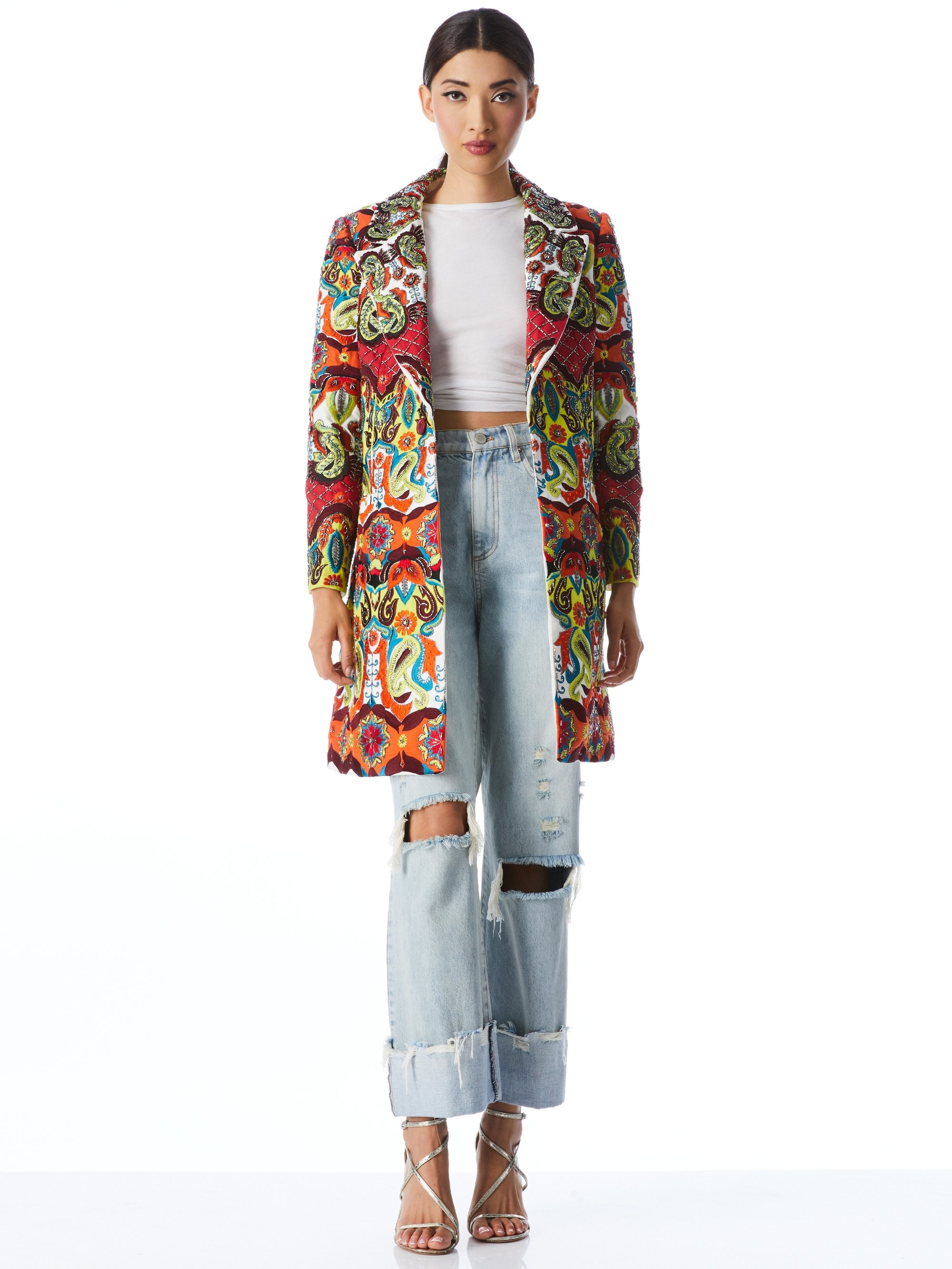 IVAN EMBELLISHED COAT - 4