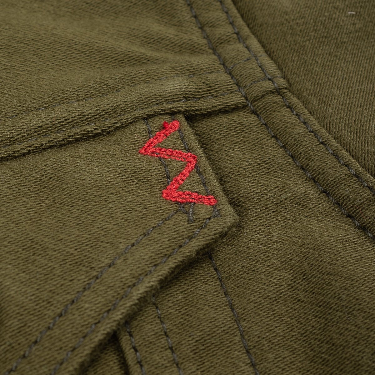 12oz Moleskin Modified Type III Jacket - Olive - 11