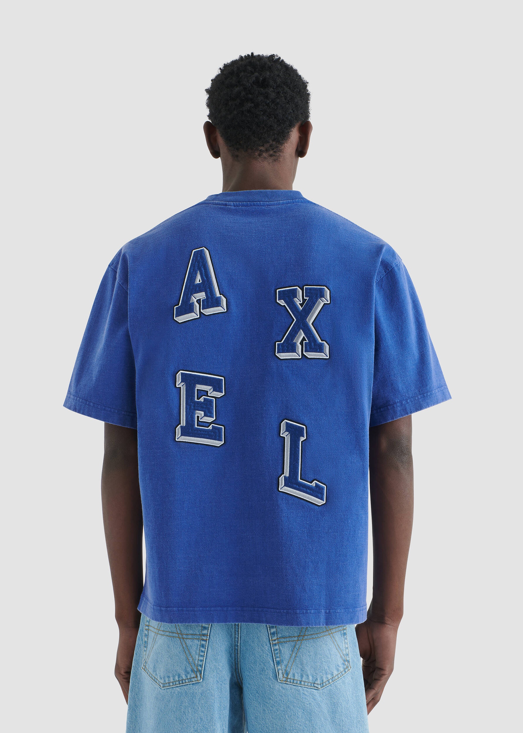 Typo Embroidered T-Shirt - 3