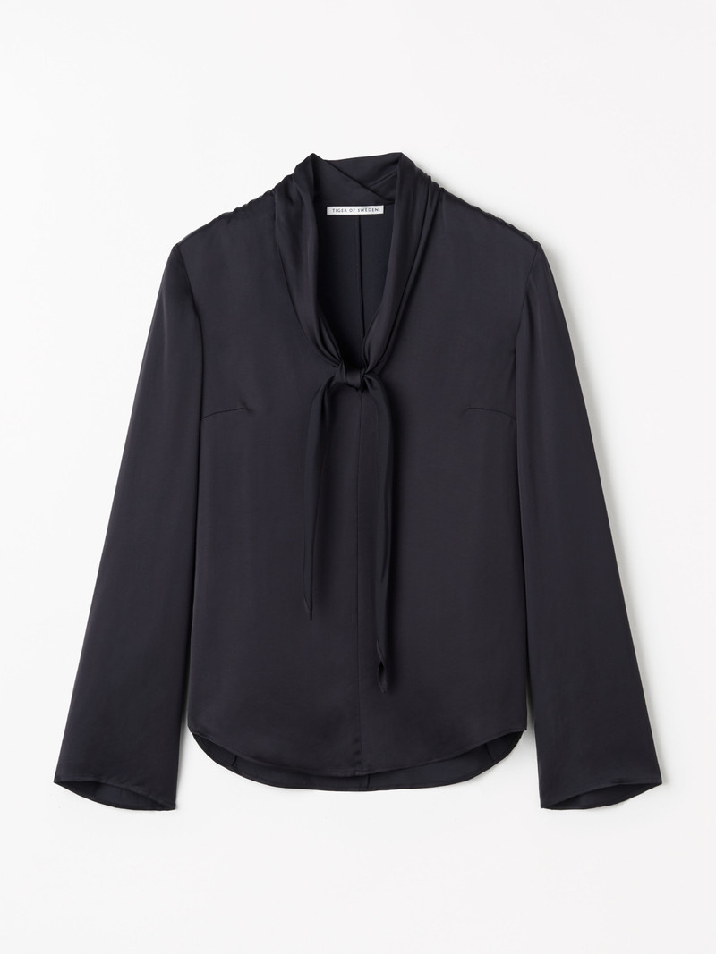 Soren Draped Slim-Fit Blouse 1