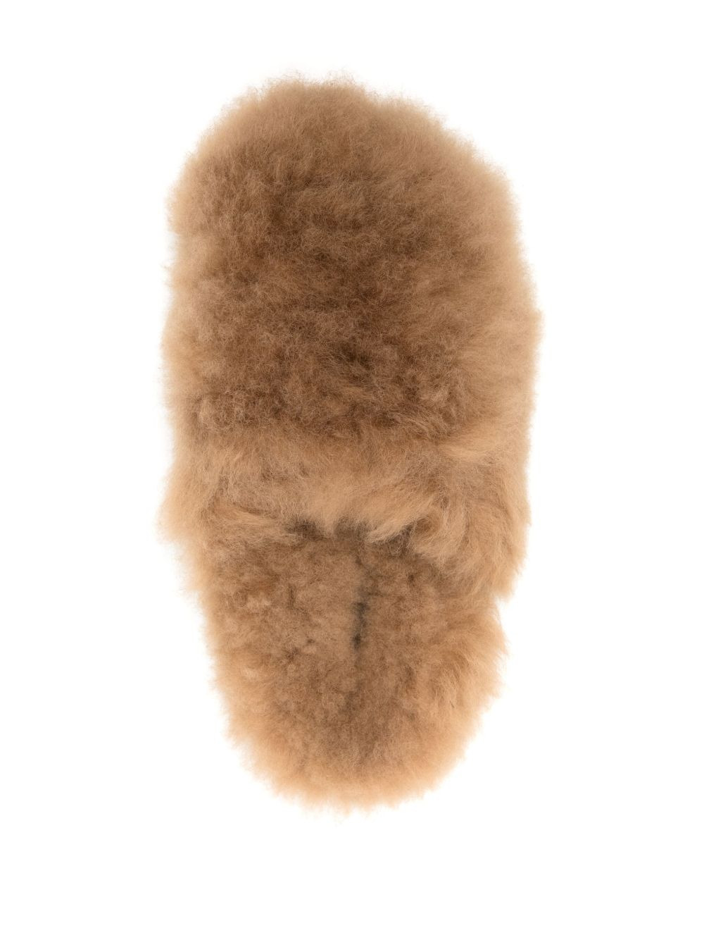 round-toe wool mules - 4