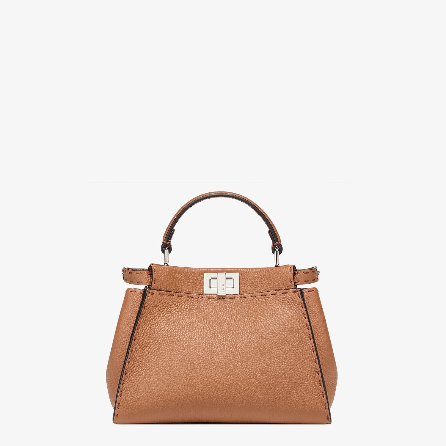 Brown leather bag - 1