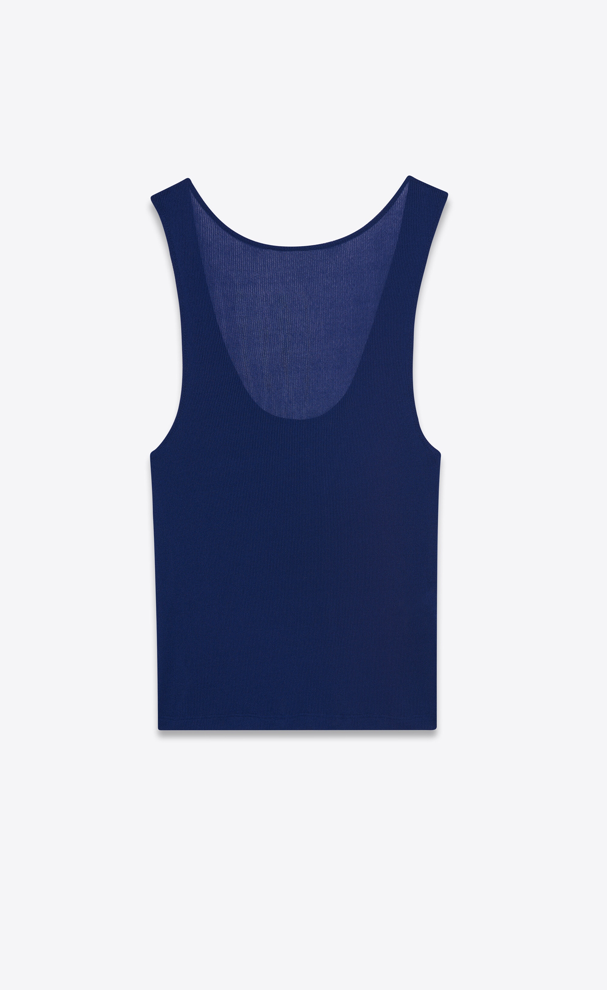 tank top in ribbed jersey crepe - 2