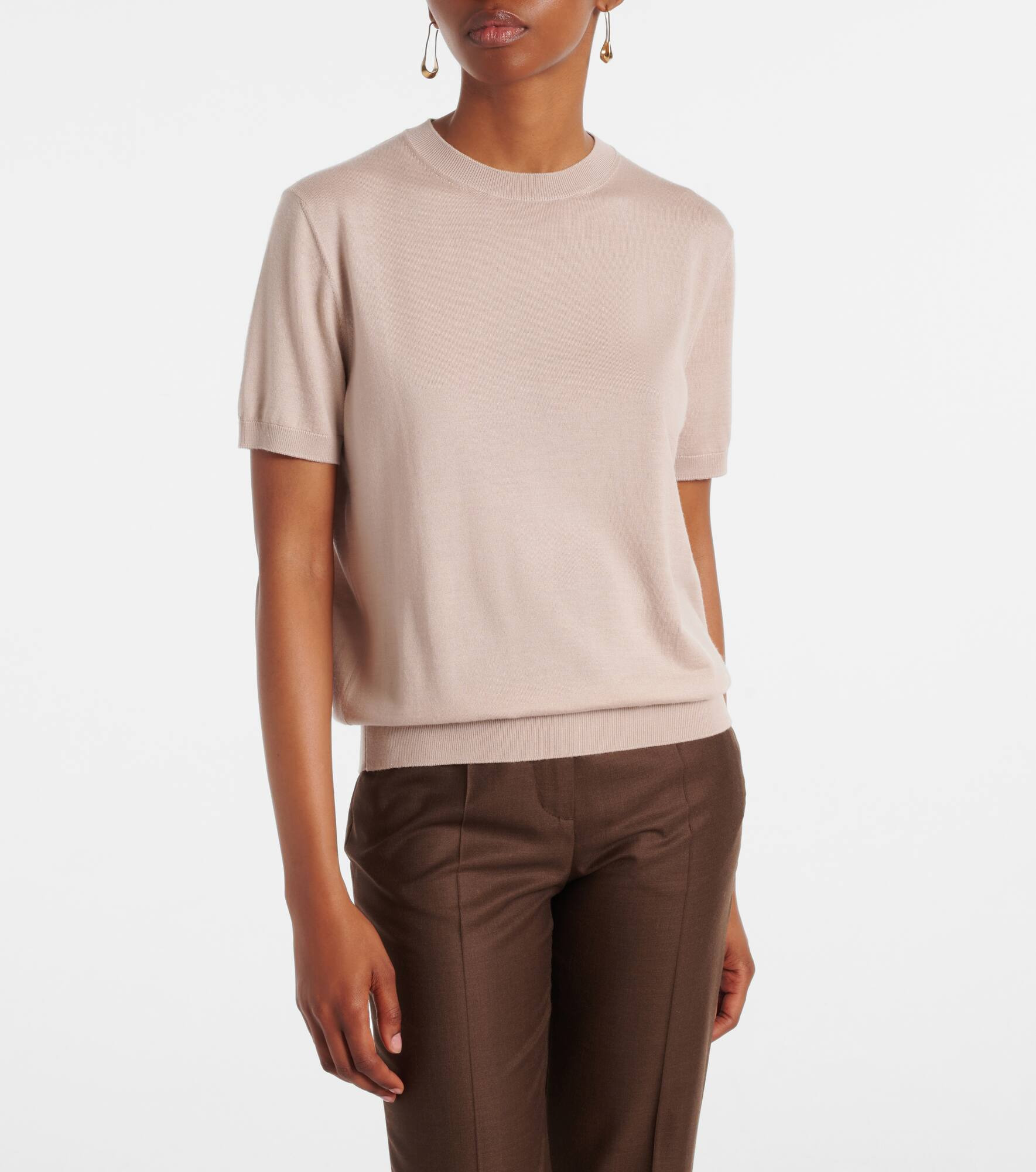 Sottile wool, silk and cashmere sweater - 5