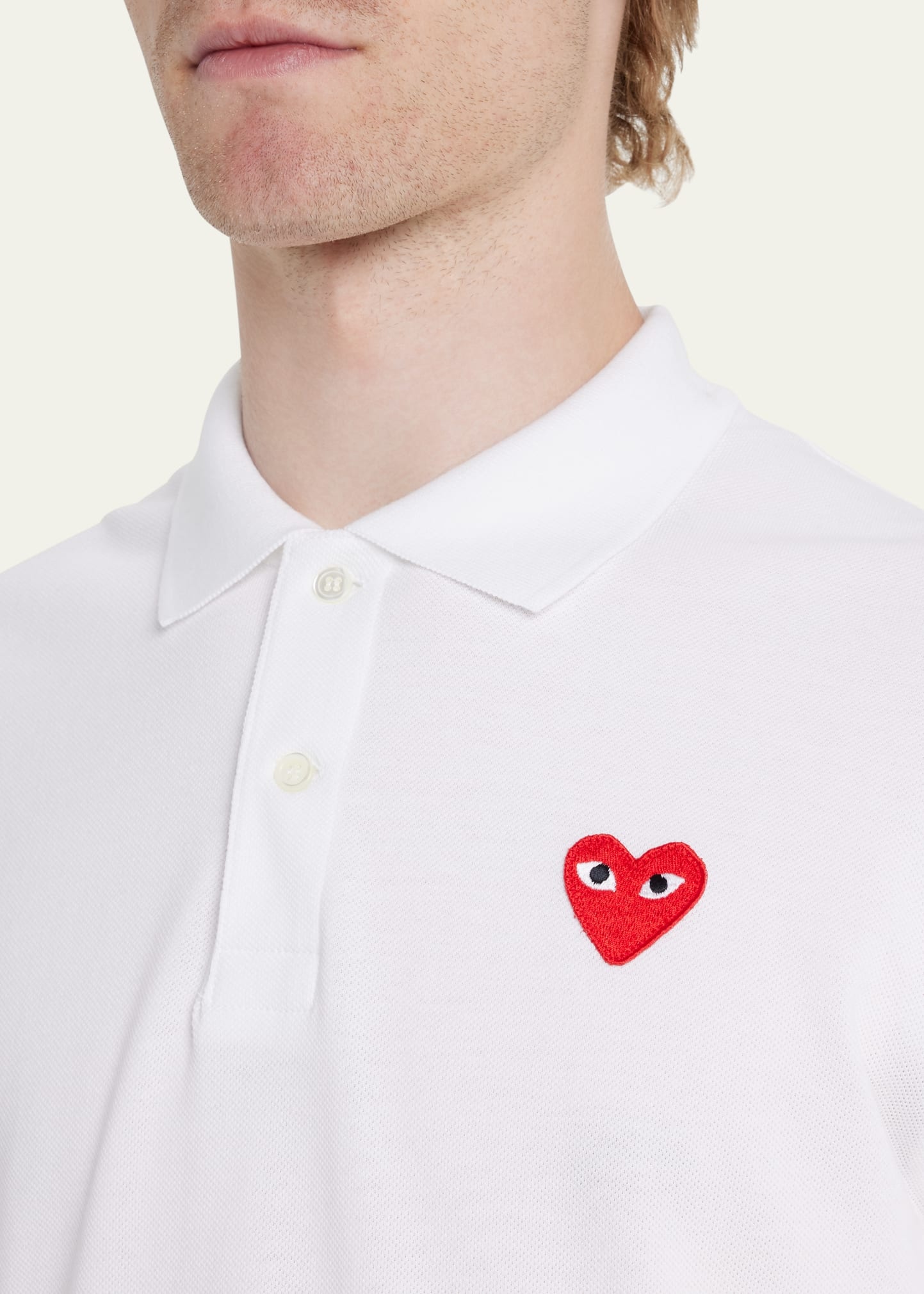 Men's Polo Shirt with Heart - 5