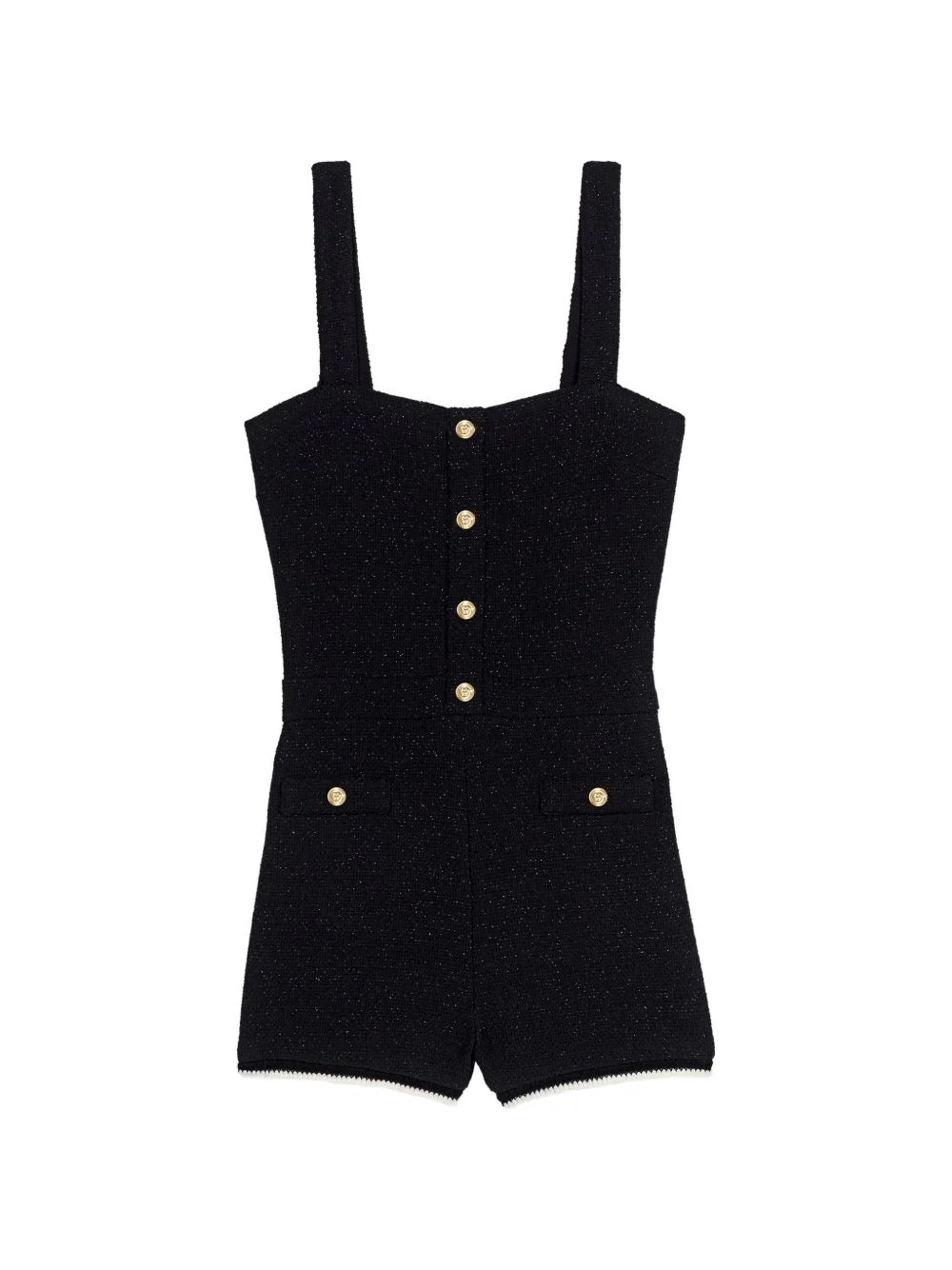 tweed playsuit - 1