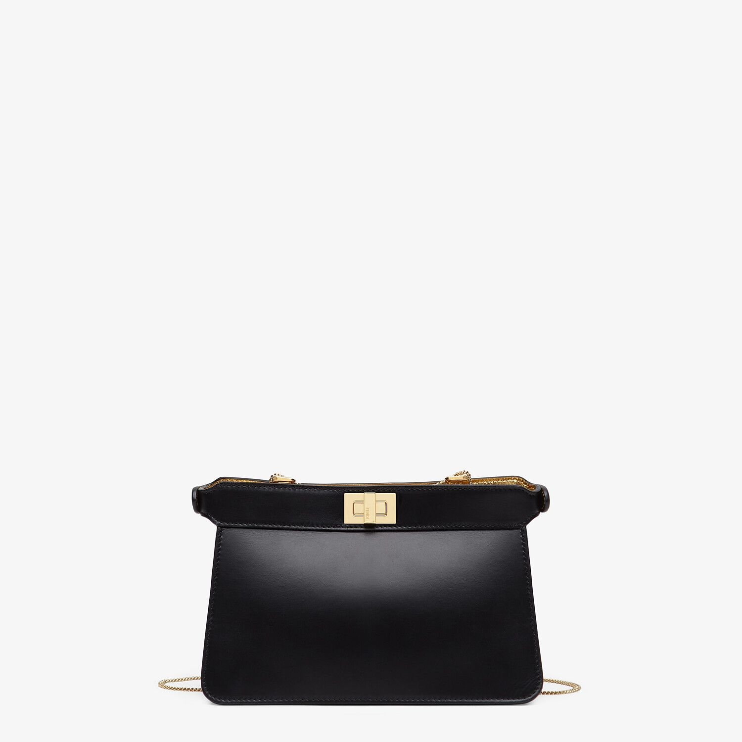 Black leather bag with fringes - 4