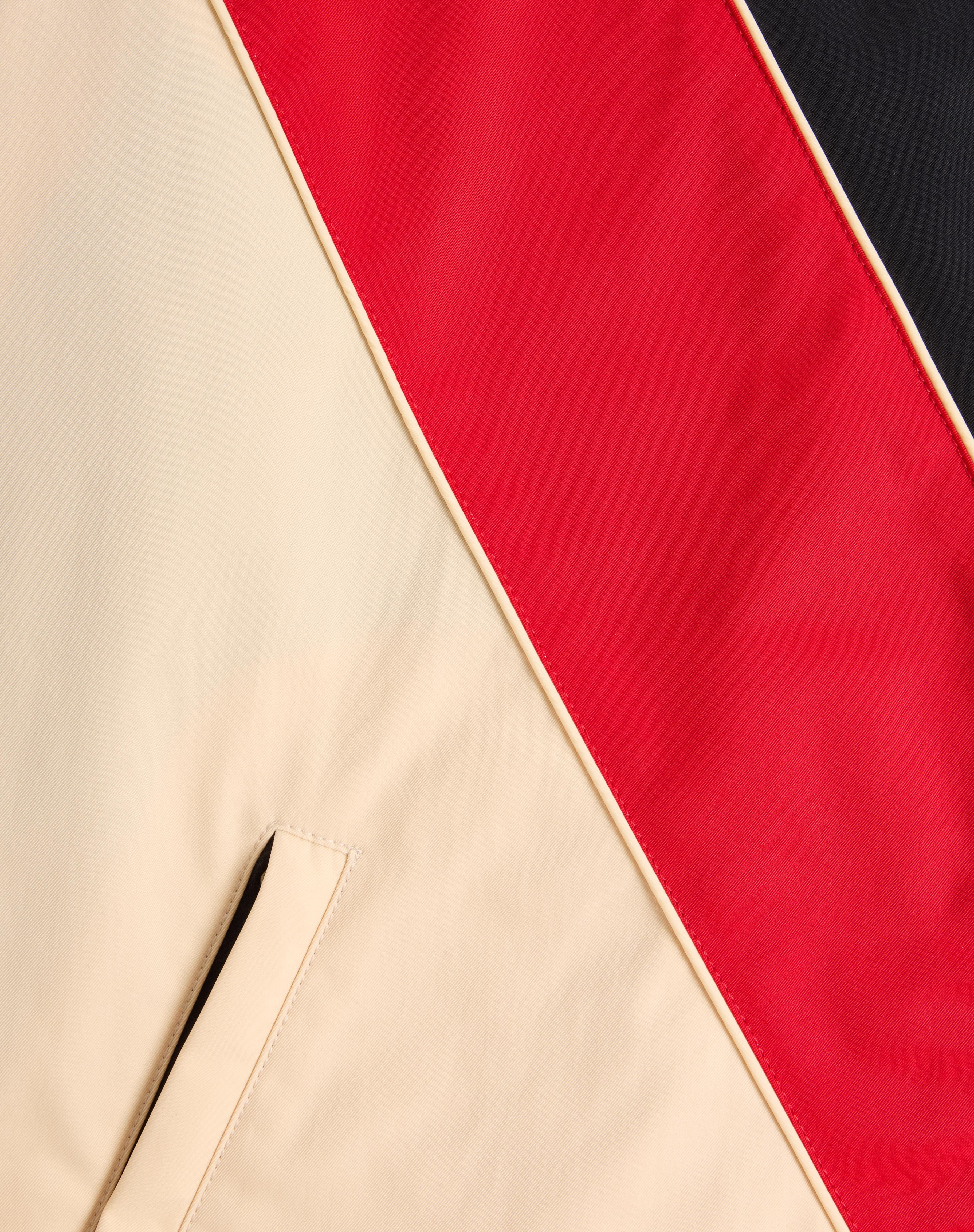 NYLON HOODED WINDBREAKER WITH VLOGO PATCH - 8