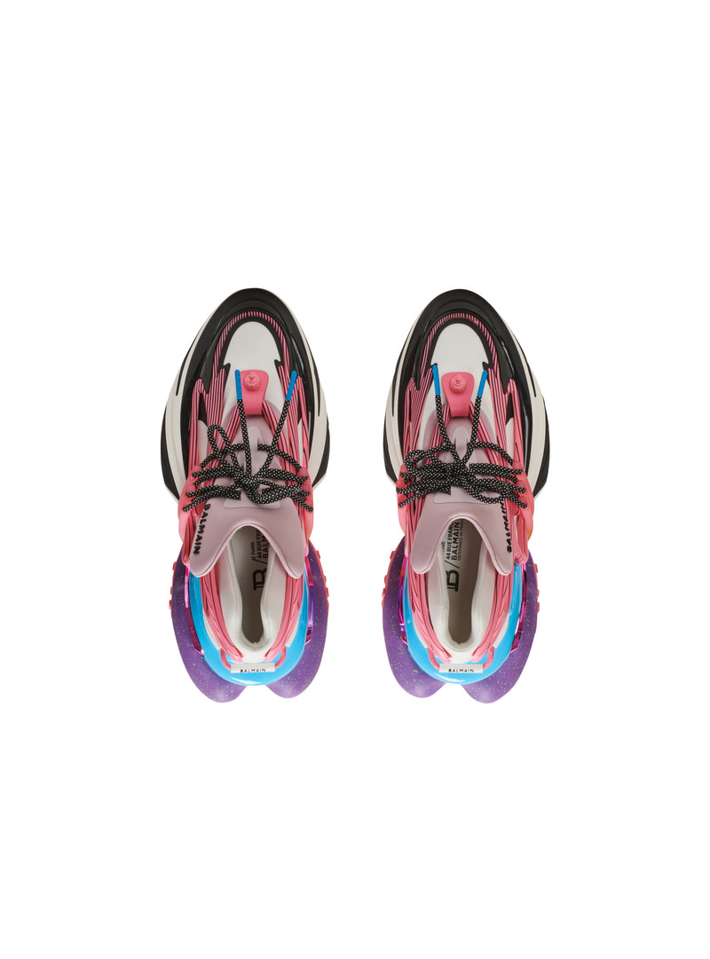 Unicorn trainers in neoprene and leather 3