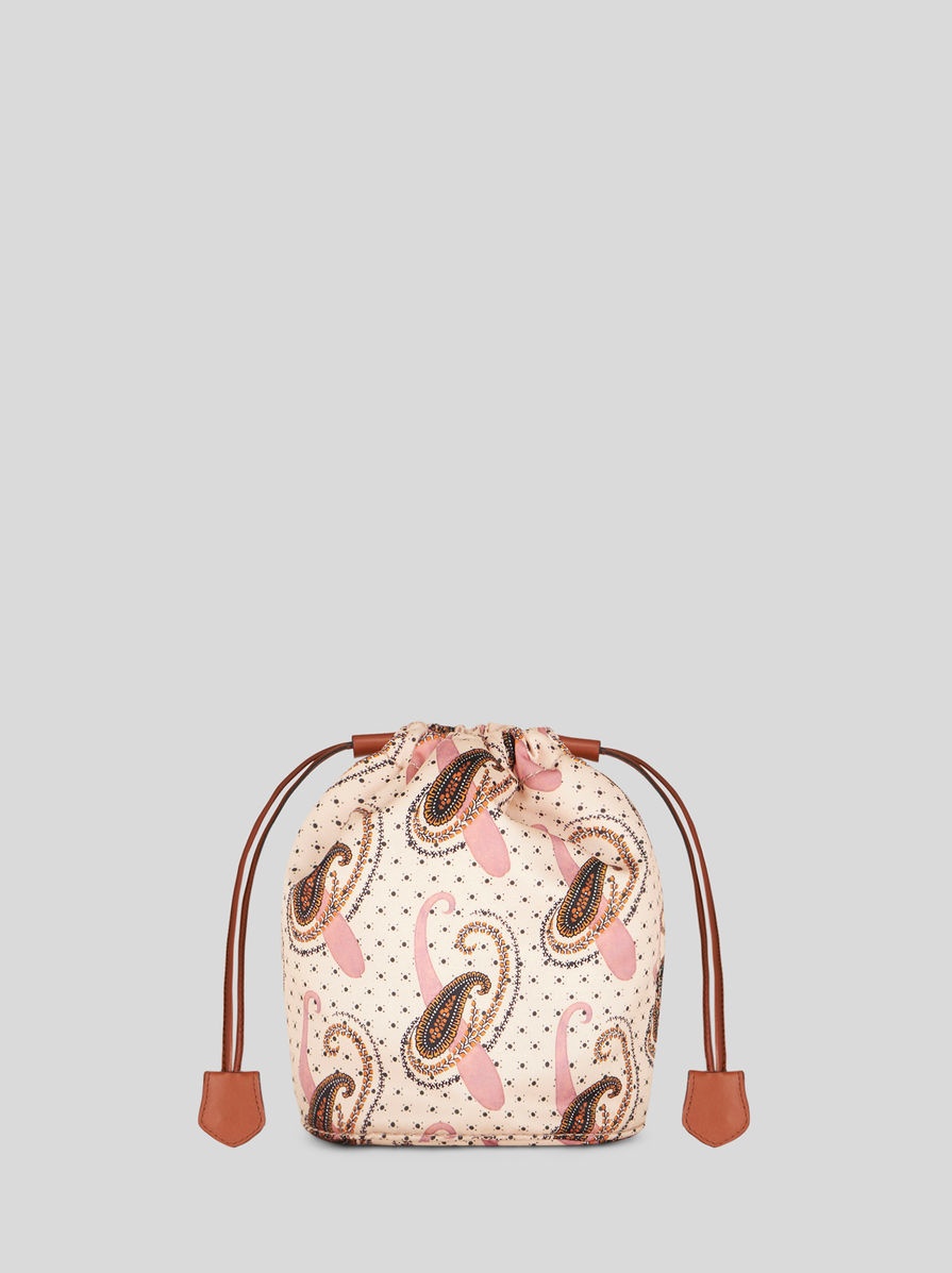 POUCH WITH PAISLEY AND POLKA DOT PATTERNS - 2