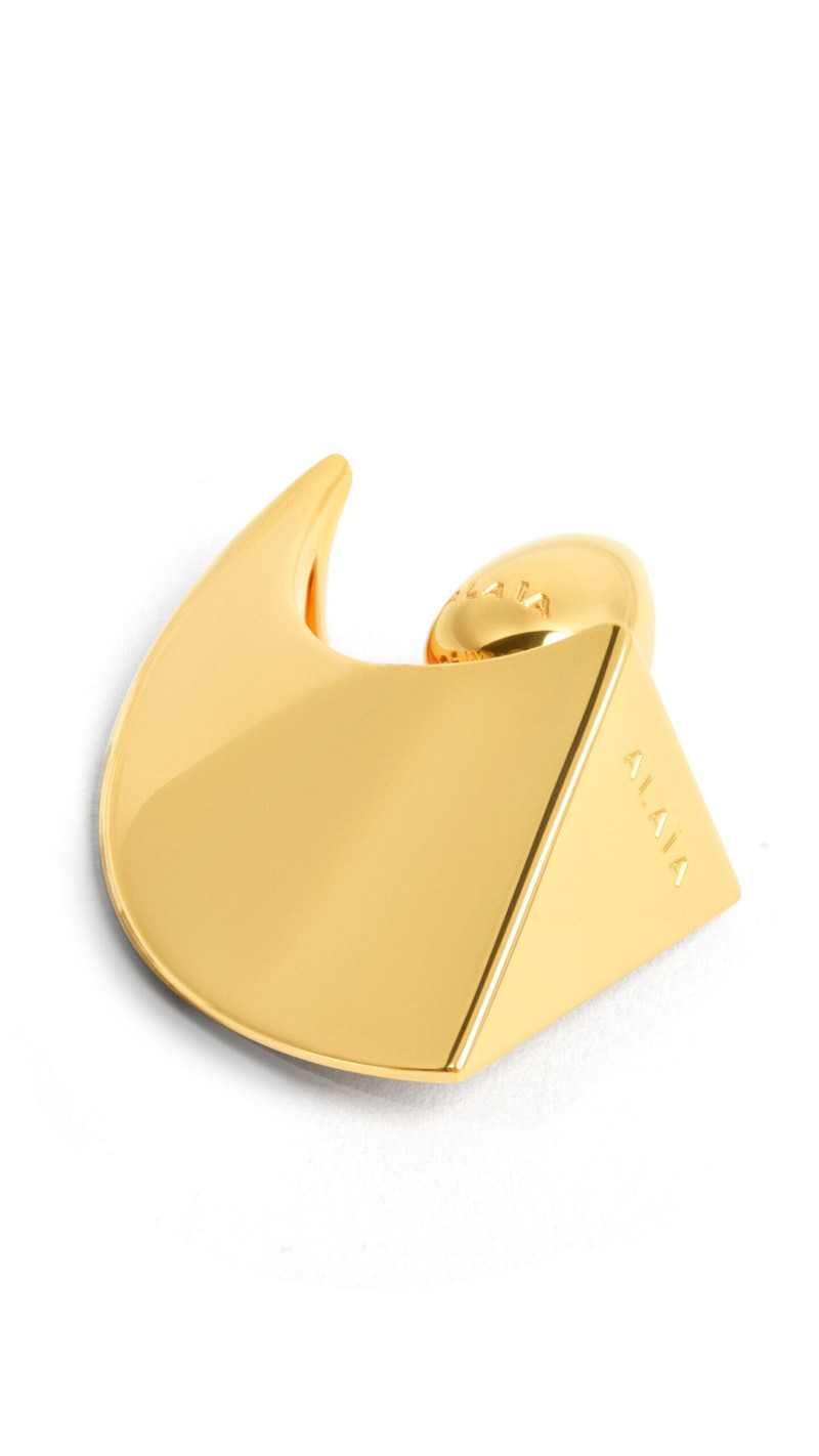 Alaïa SMALL EDGE EARRINGS outlook