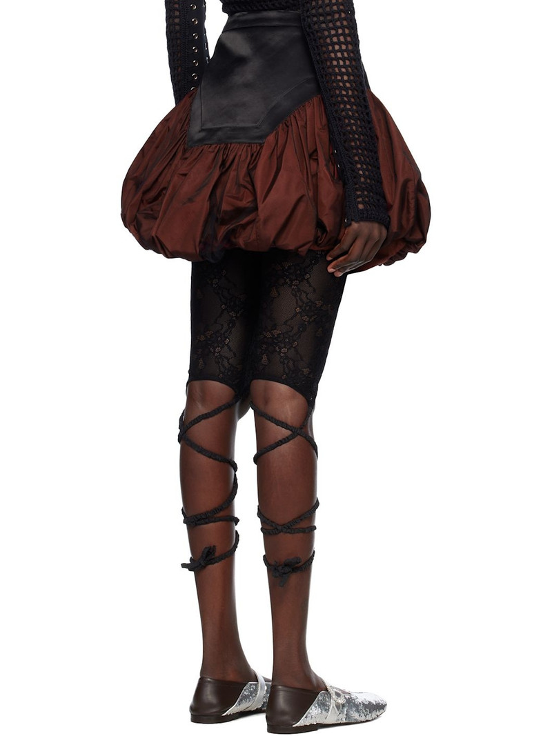 Black & Red Backtuck Miniskirt 3