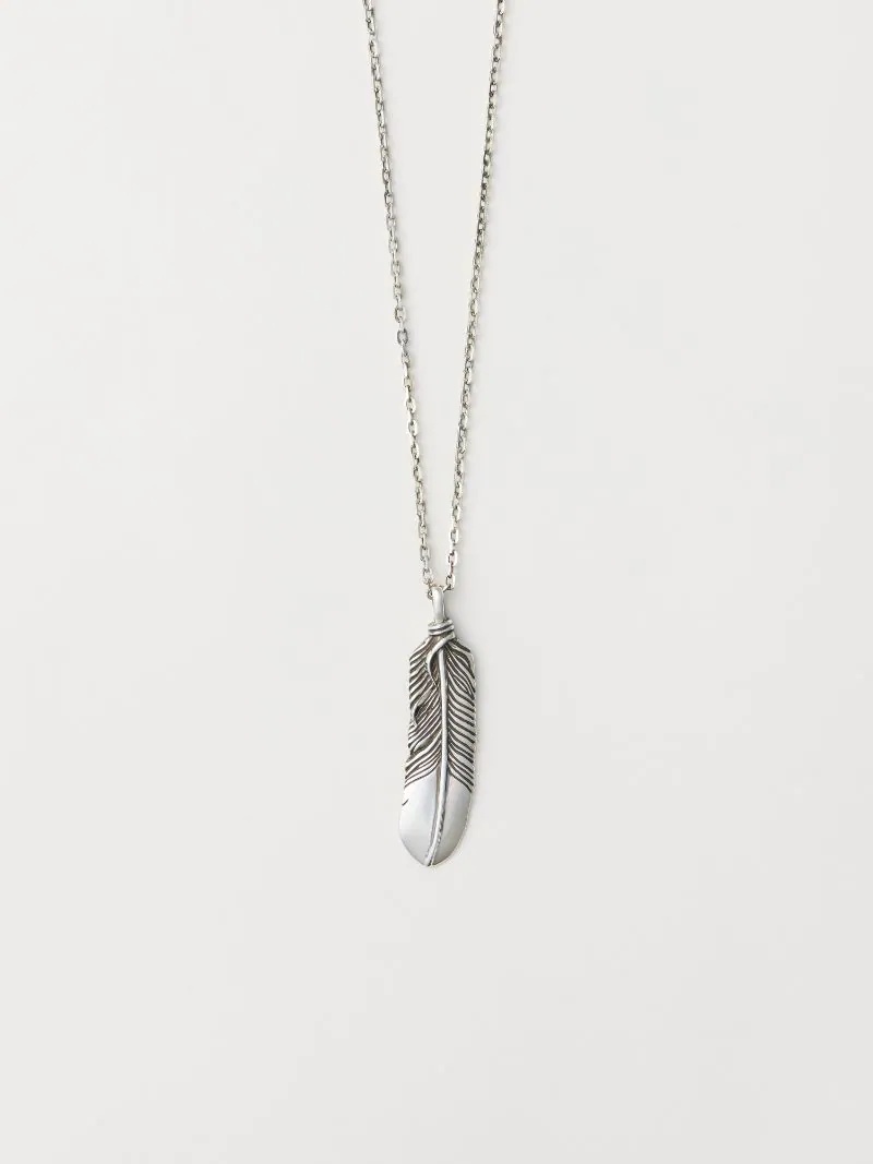 FEATHER CHARM NECKLACE - 1
