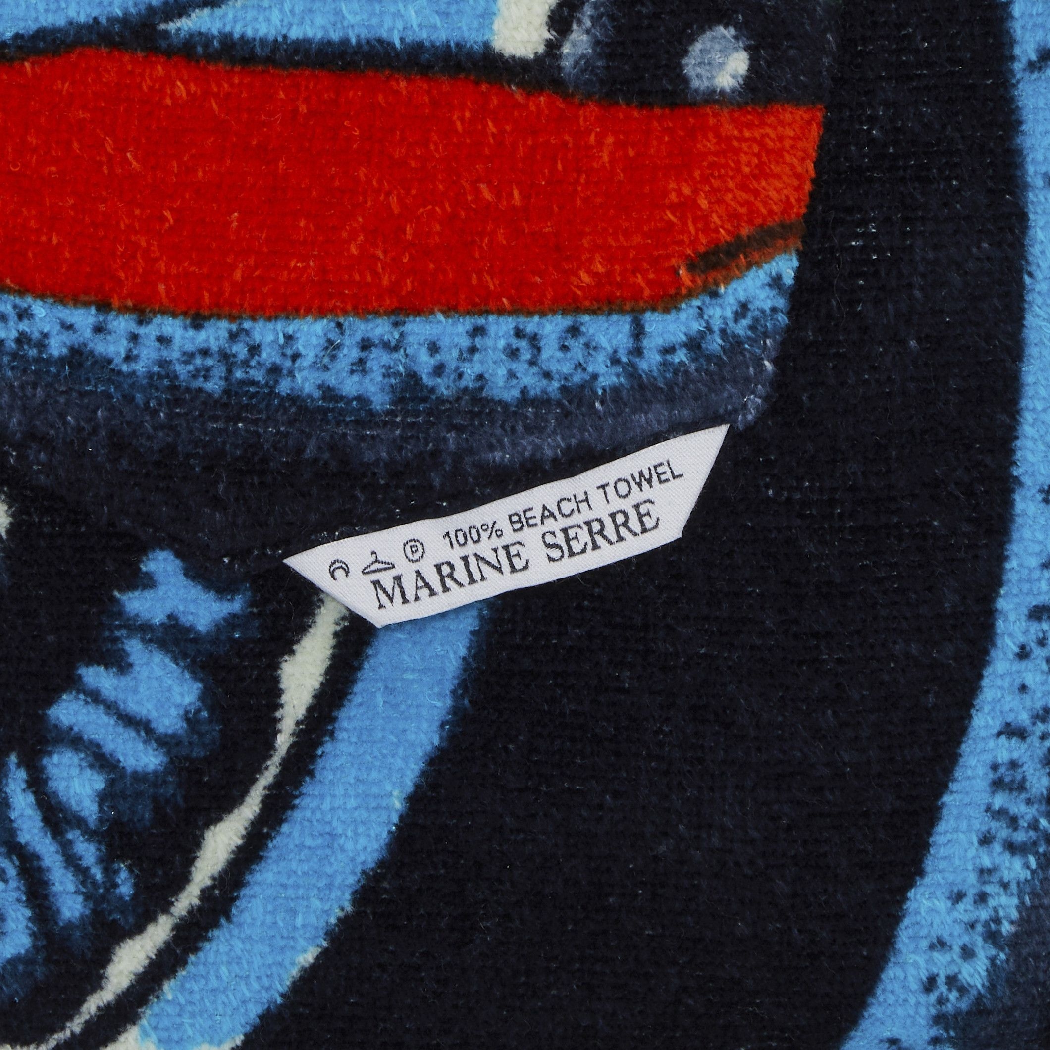 Marine Serre Regenerated Jersey Jacquard Towels Shorts 'Multicolor' - 3