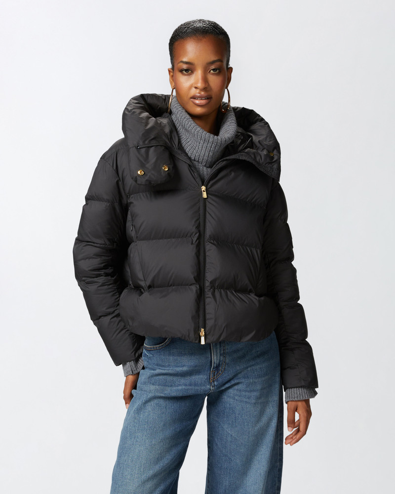 PINKO PADDED DOWN JACKET WITH HIGH WRAP-AROUND COLLAR outlook