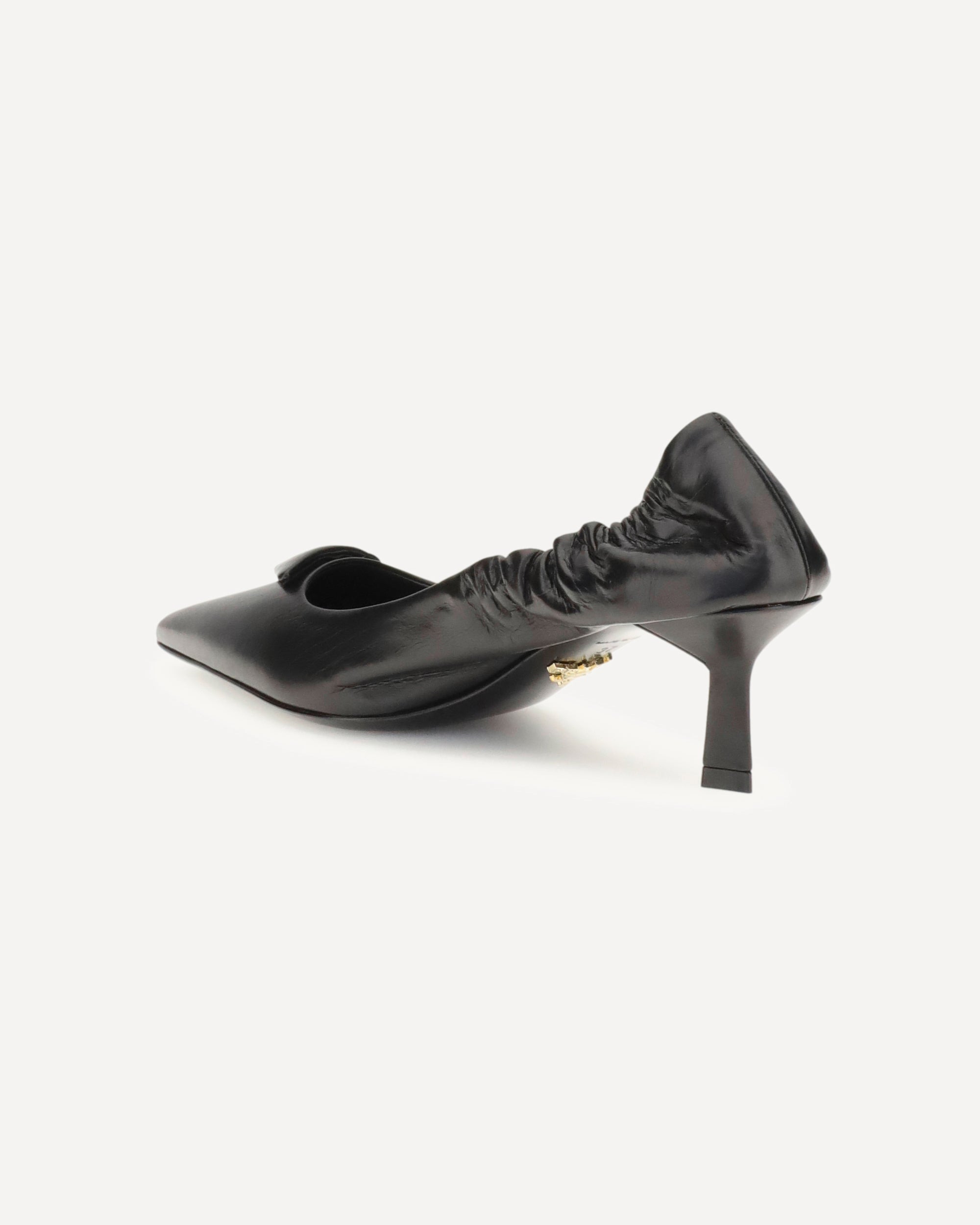 Leather logo Pumps - 3