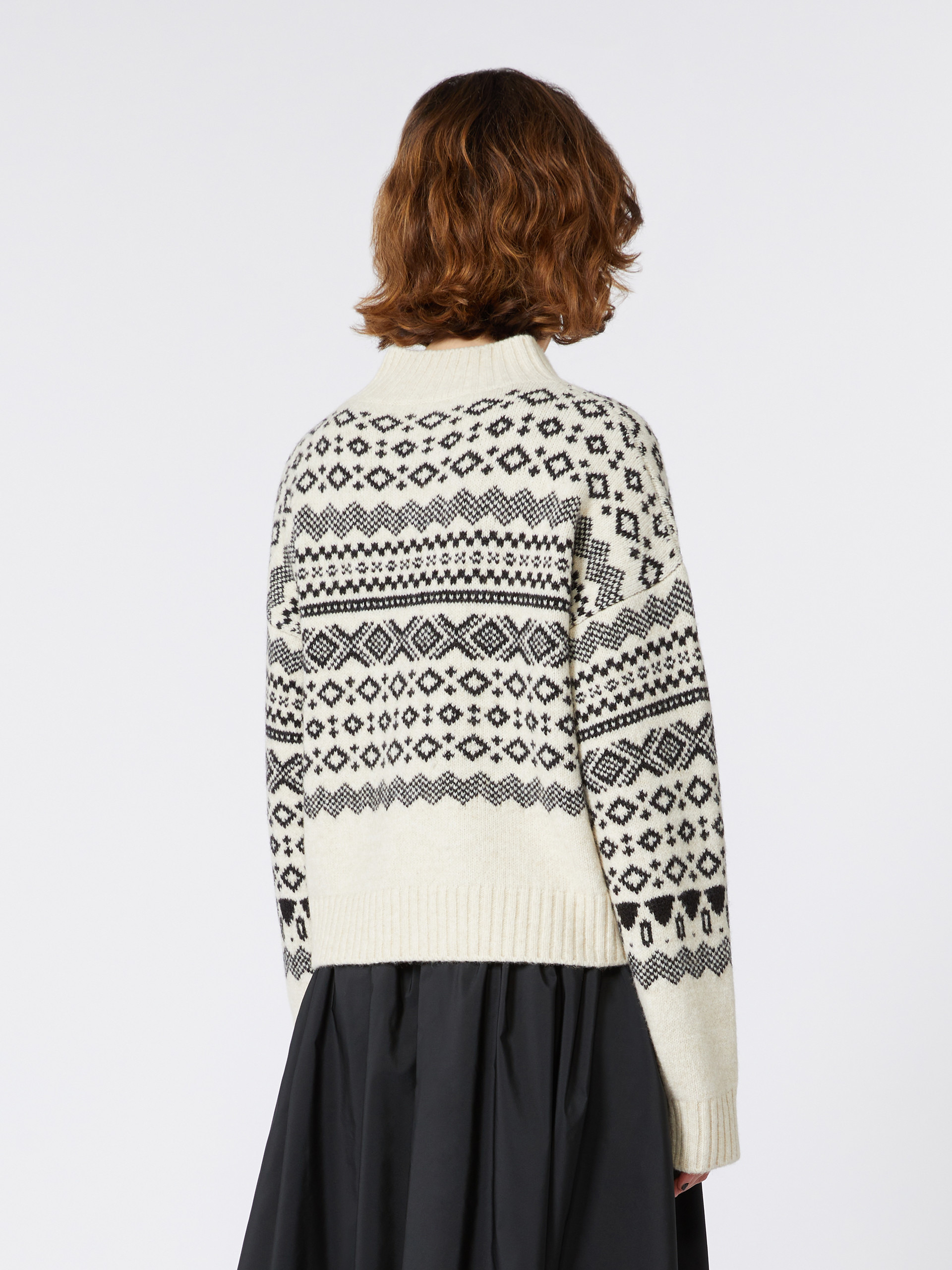 BRIOSO1234 Wool and alpaca jacquard jumper - 4