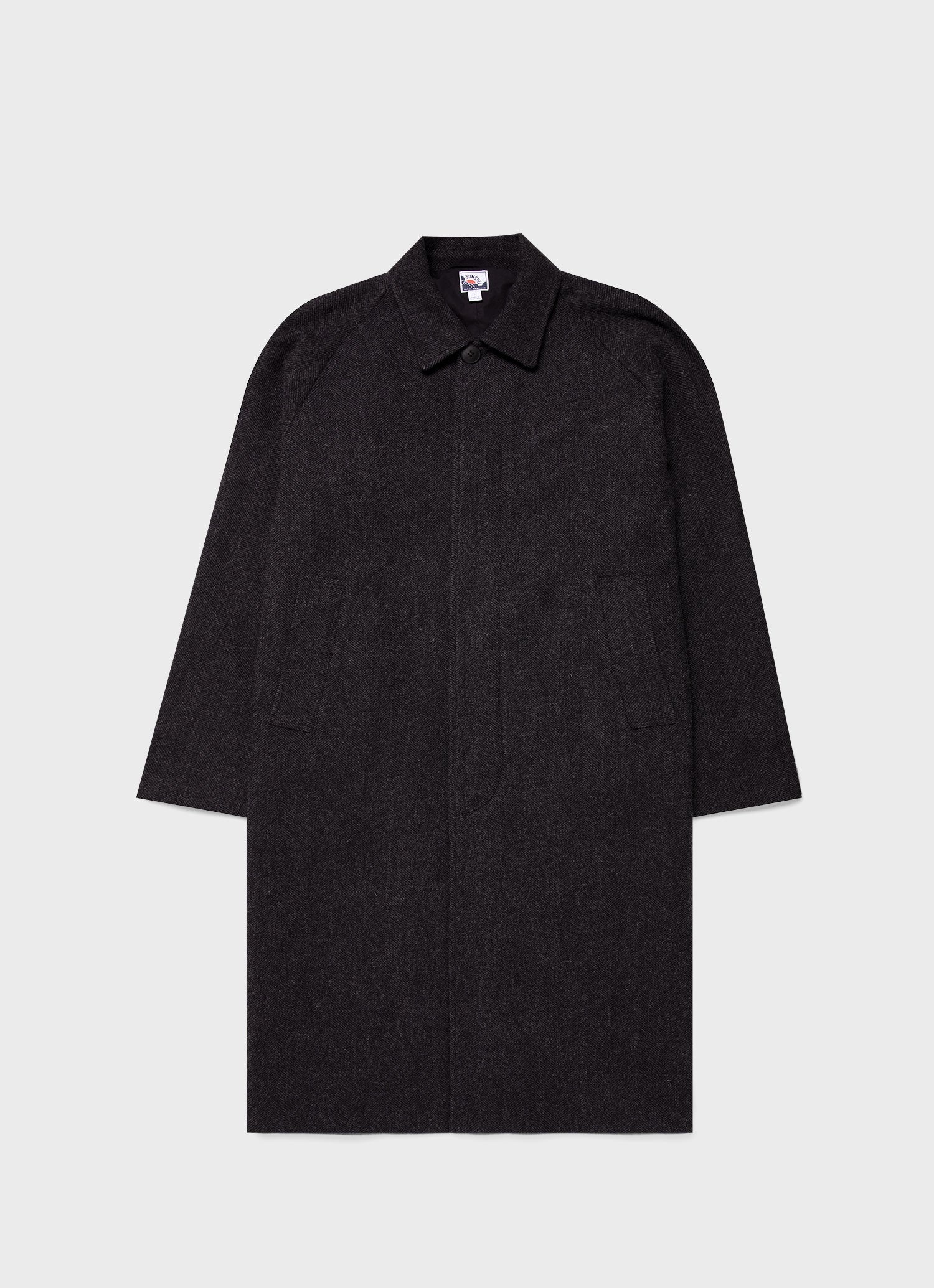 Sunspel x Nigel Cabourn Balmacaan Wool Cashmere Coat - 1