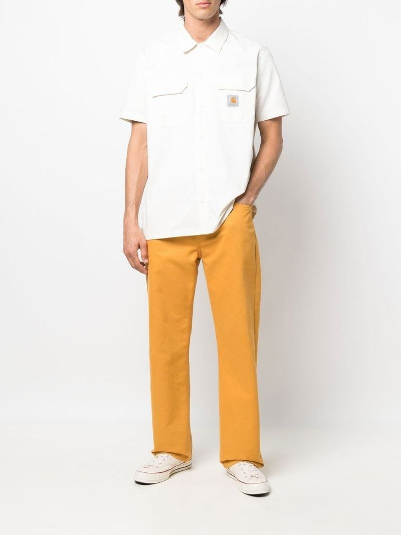 Carhartt logo-patch short-sleeve shirt outlook