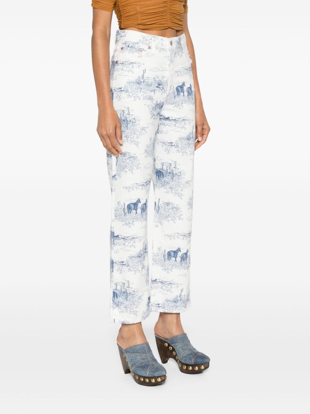 Ribcage high-rise straight jeans - 3