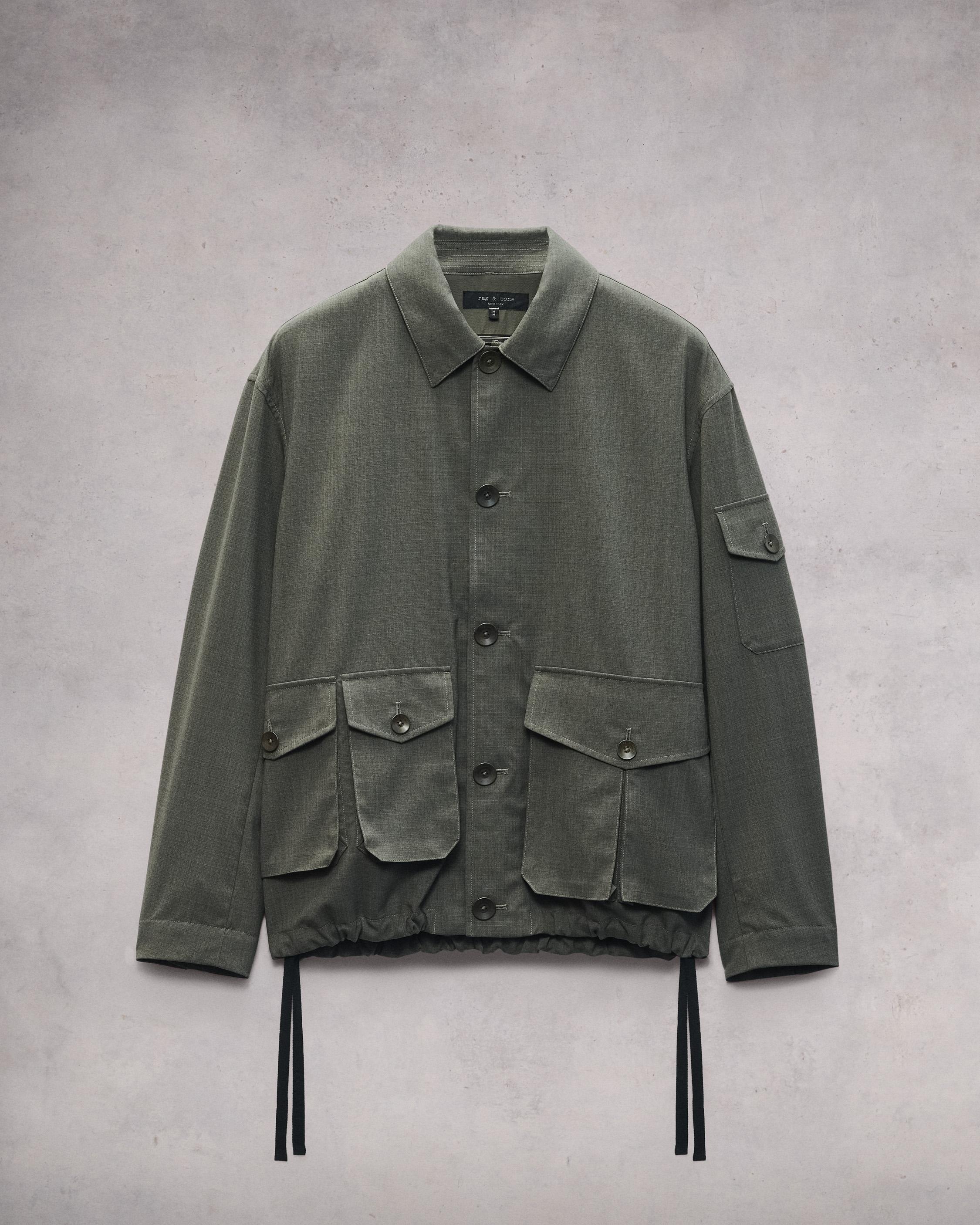 Cade Tropical Wool Jacket
Oversized Fit - 1