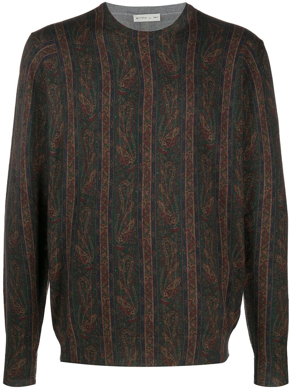 paisley knit jumper - 1