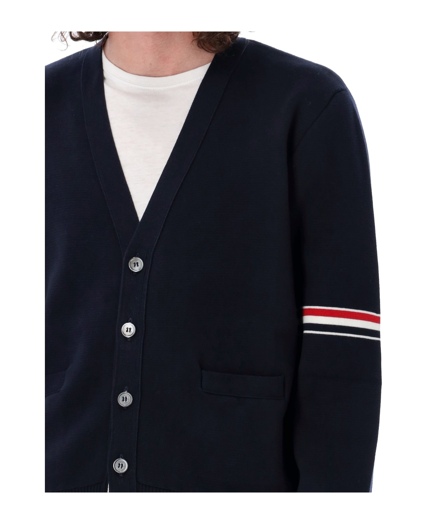 Milano Stitch V-neck Cardigan - 3