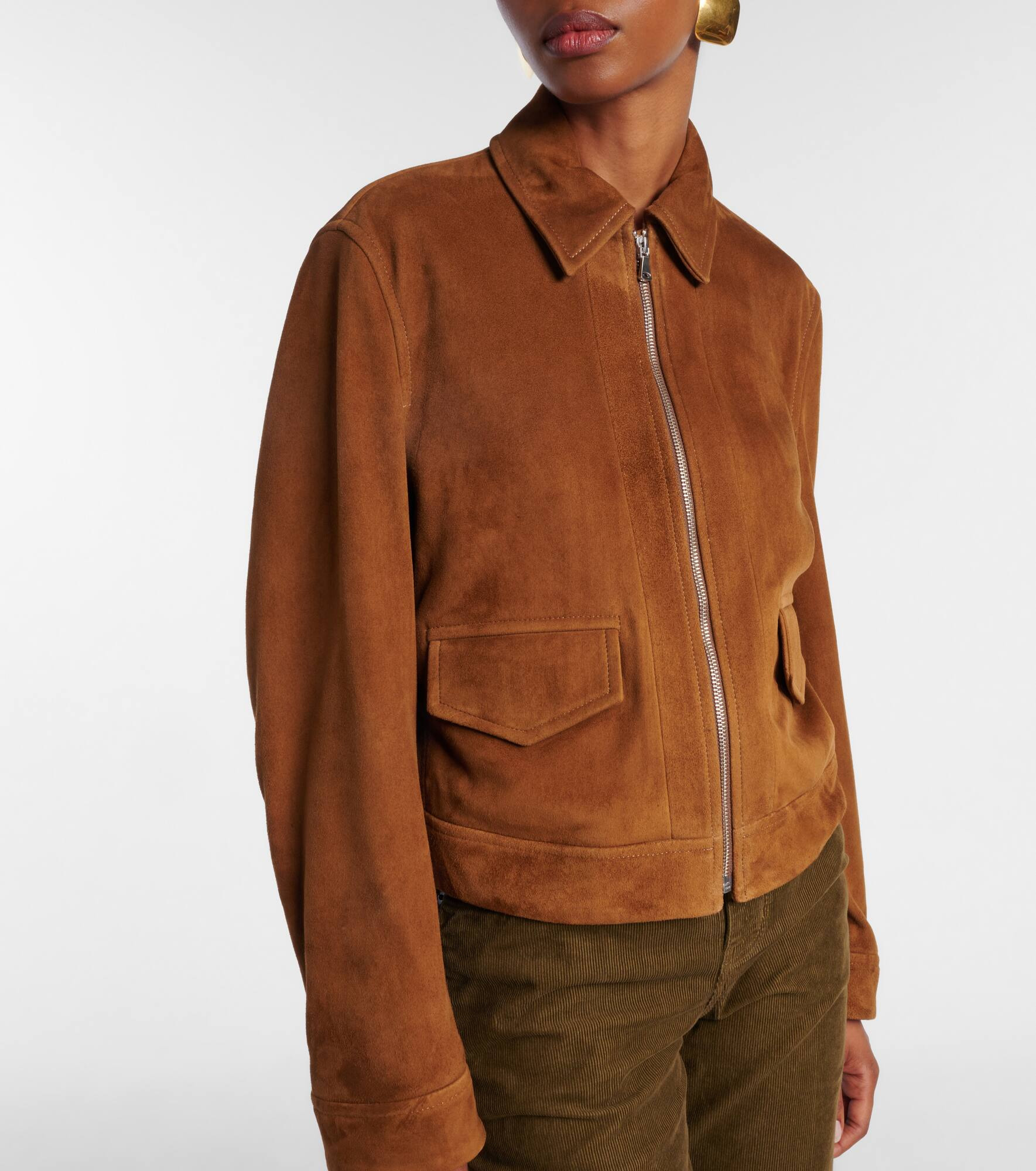 Vanves suede bomber jacket - 6
