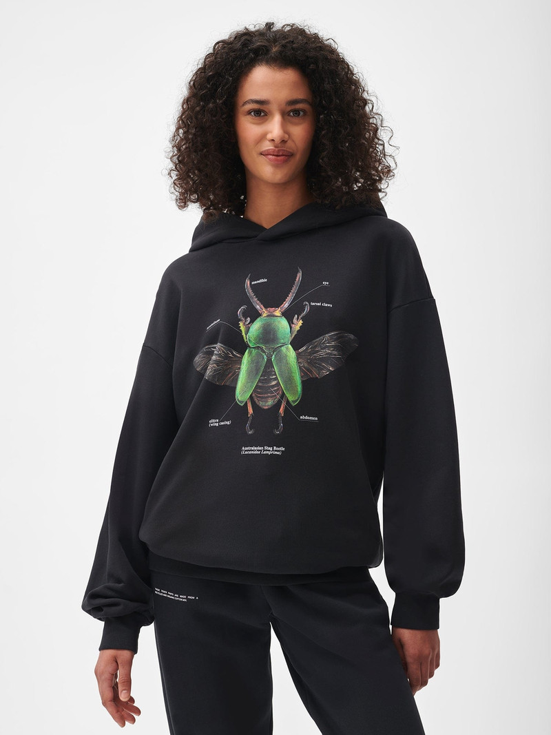 PANGAIA PANGAIA X Levon Biss Sawtooth Beetle Hoodie - Black outlook