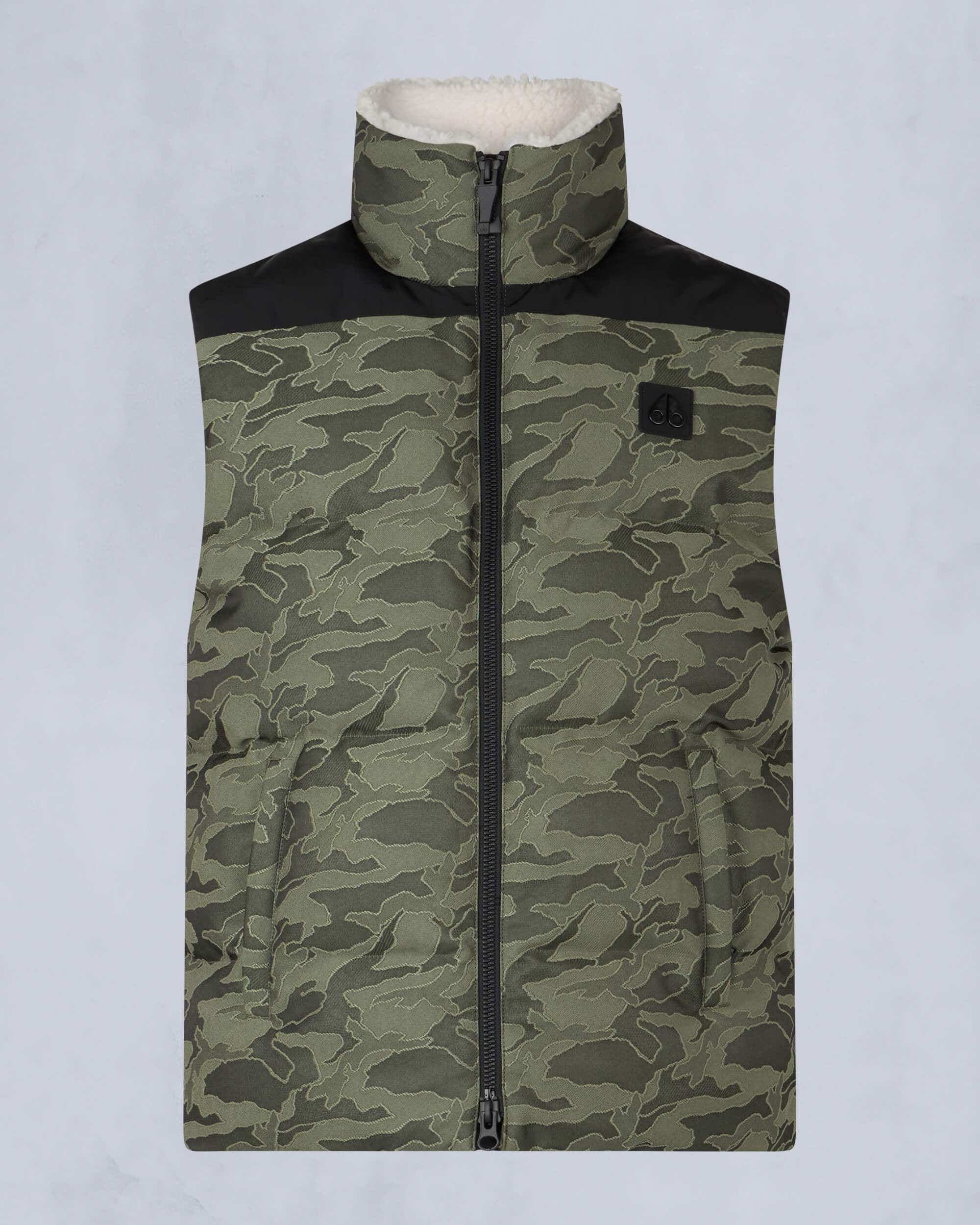 KINGS CAMO DOWN PUFFER VEST - 1