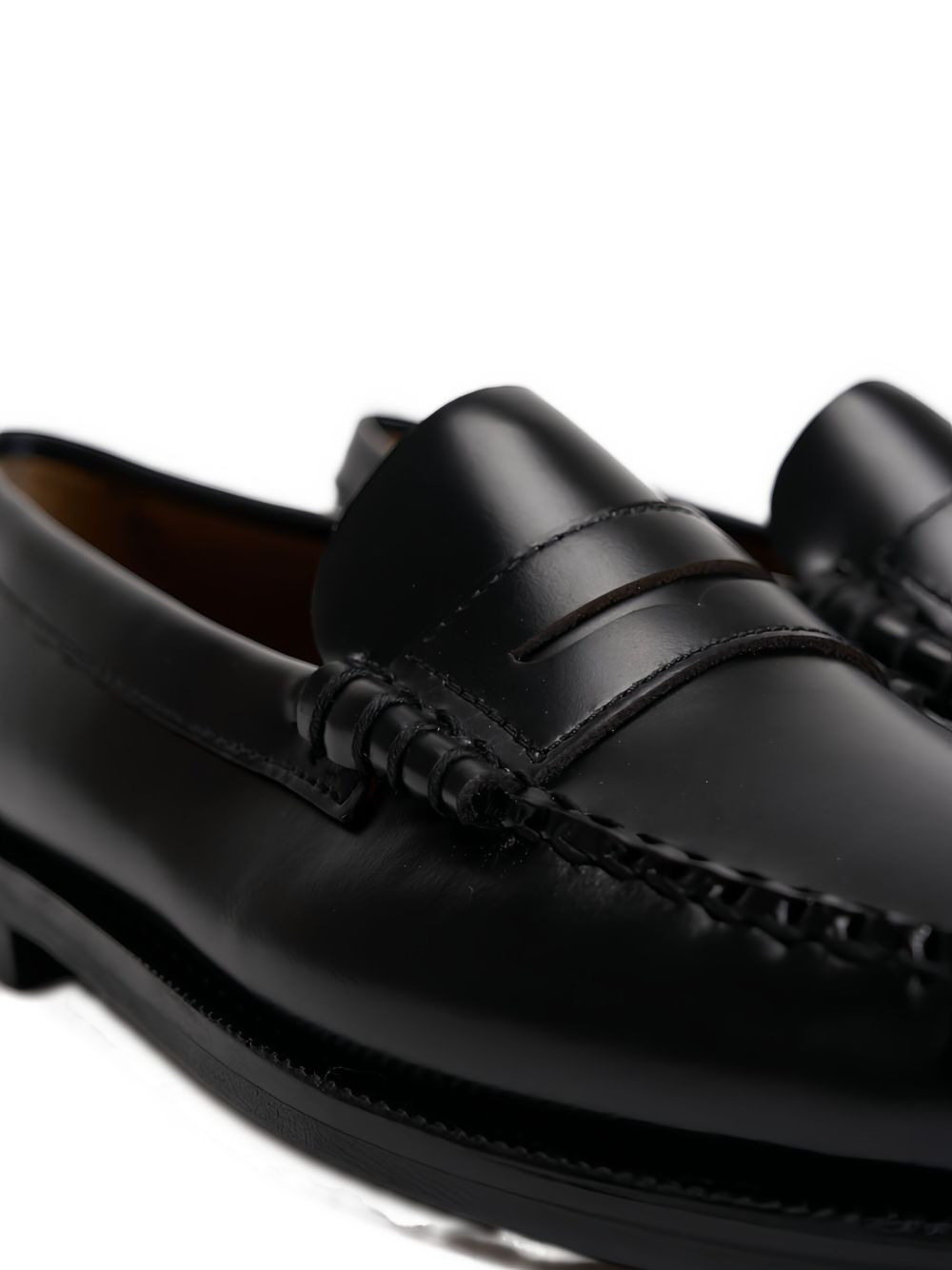 penny leather loafers - 4
