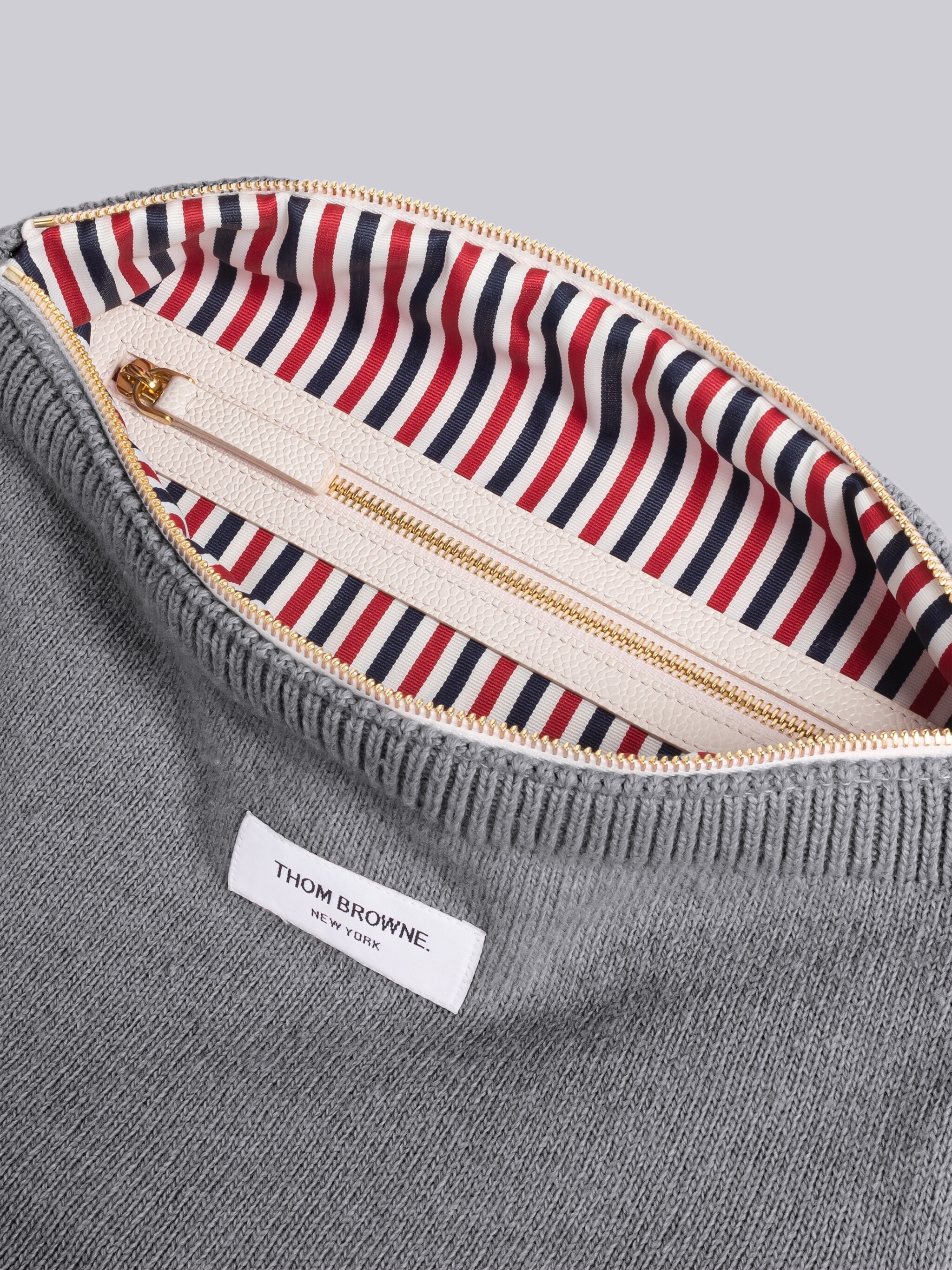 zip-up messenger bag - 4