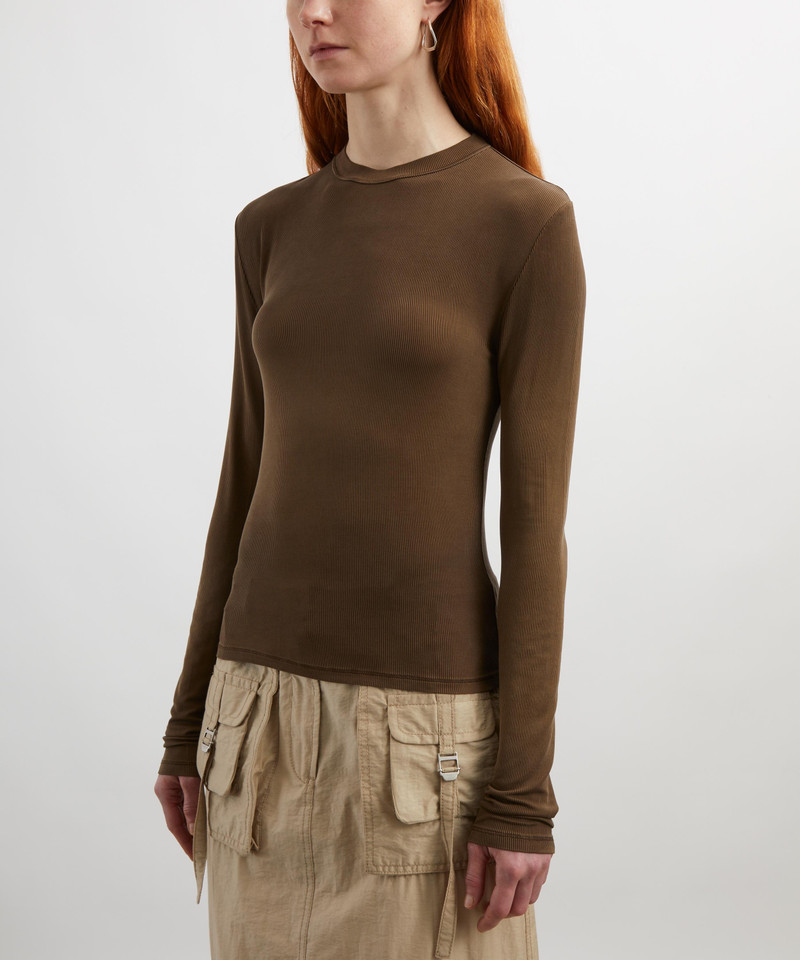Acne Studios Ribbed Long Sleeve T-Shirt outlook