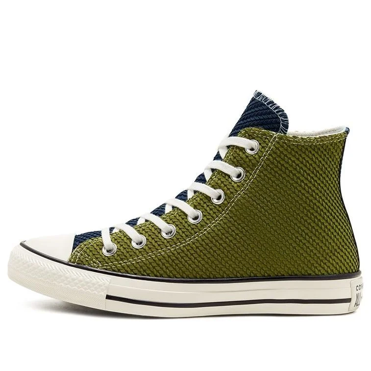 (WMNS) Converse Chuck Taylor All Star Runway Cable Yellow Green Hi Sneakers 'Green Yellow' 568665C - 1